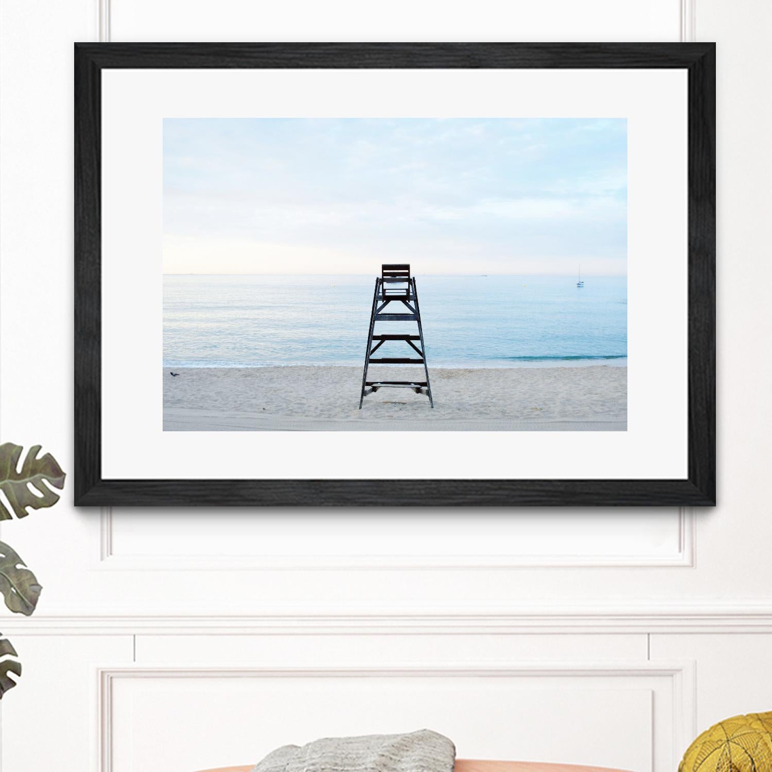 Off duty by Pexels on GIANT ART - white sea scene