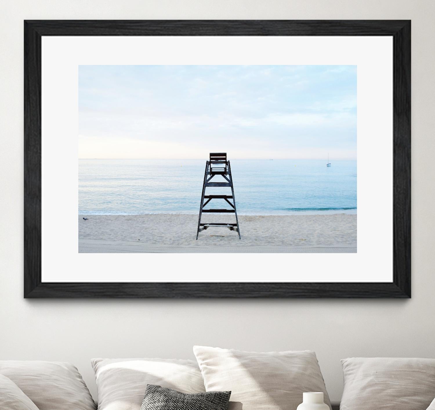 Off duty by Pexels on GIANT ART - white sea scene