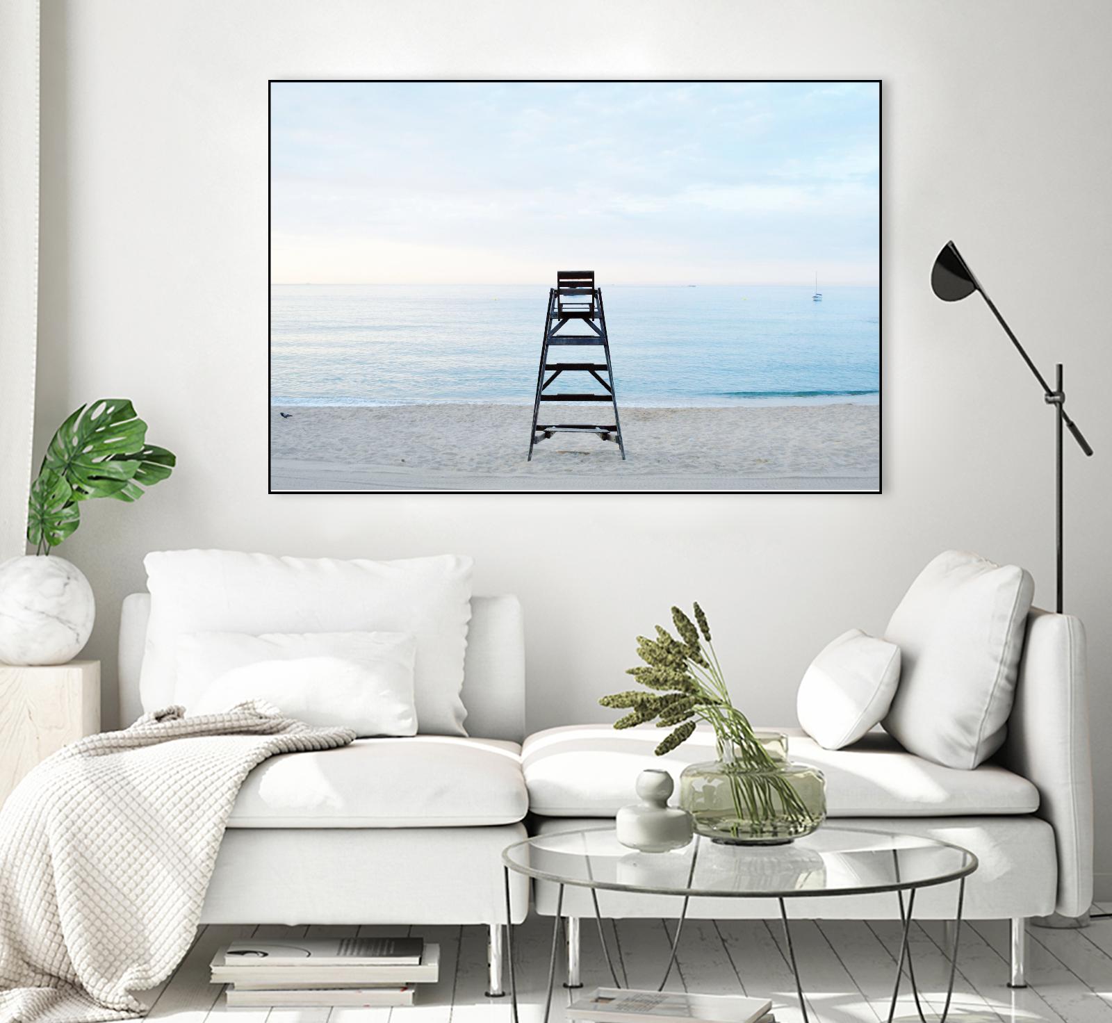 Off duty by Pexels on GIANT ART - white sea scene