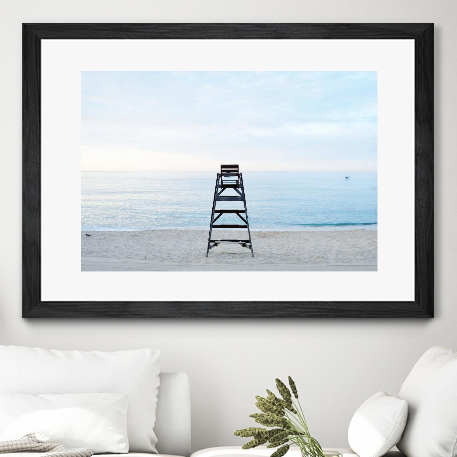 Off duty by Pexels on GIANT ART - white sea scene