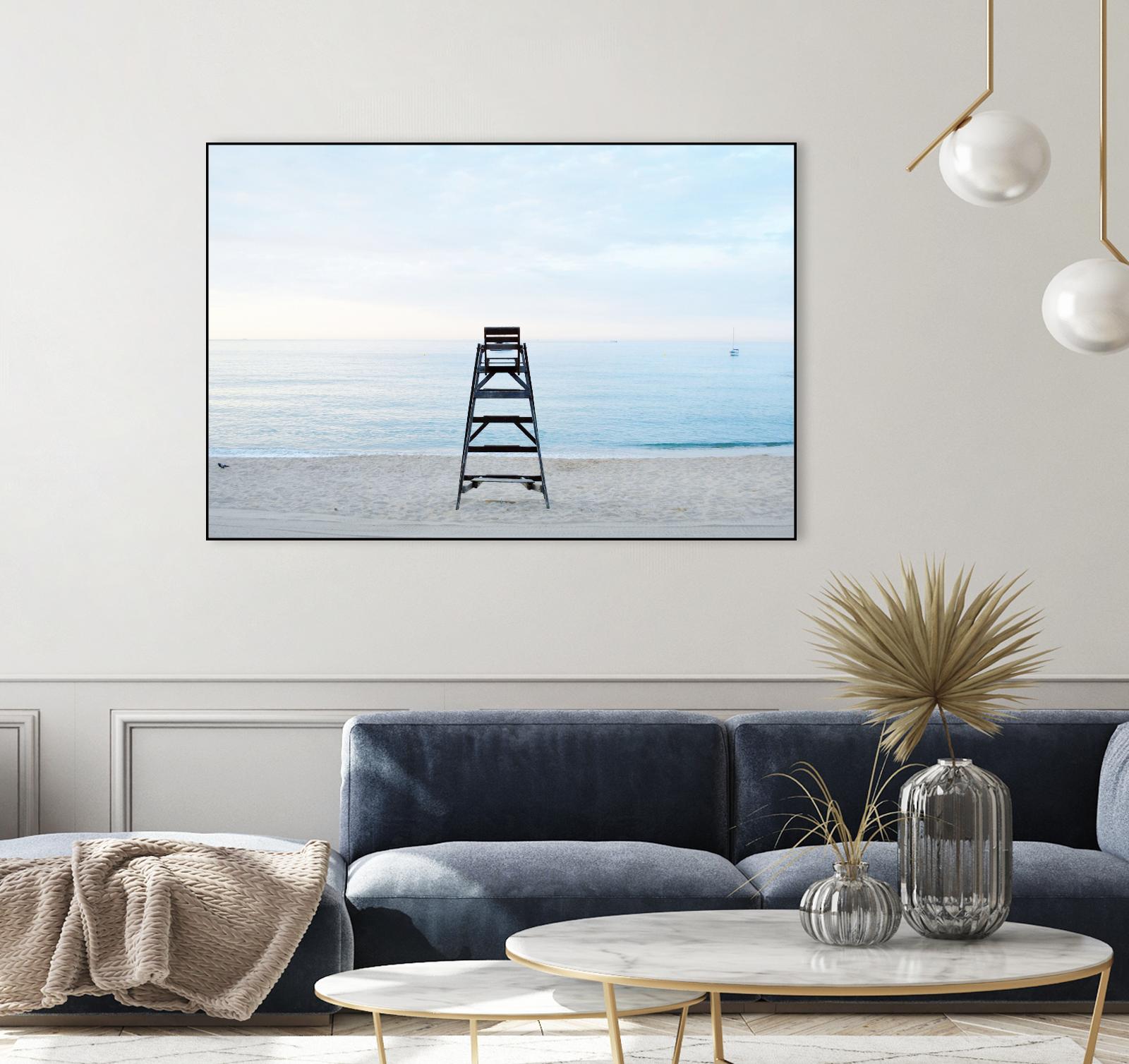 Off duty by Pexels on GIANT ART - white sea scene