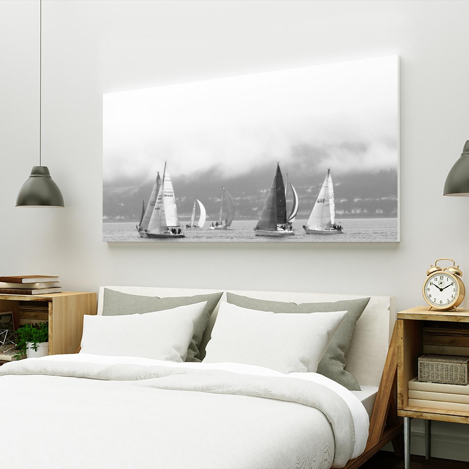 Sail away by Pexels on GIANT ART - white nautical