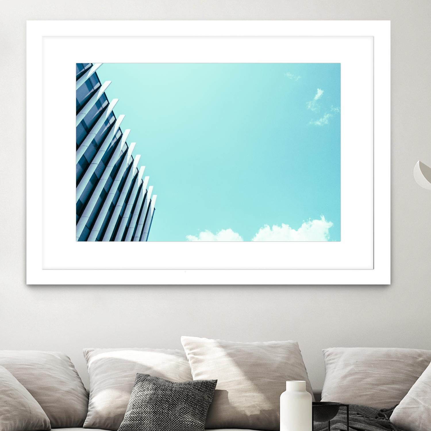 Façade III by Pexels on GIANT ART - white architectural