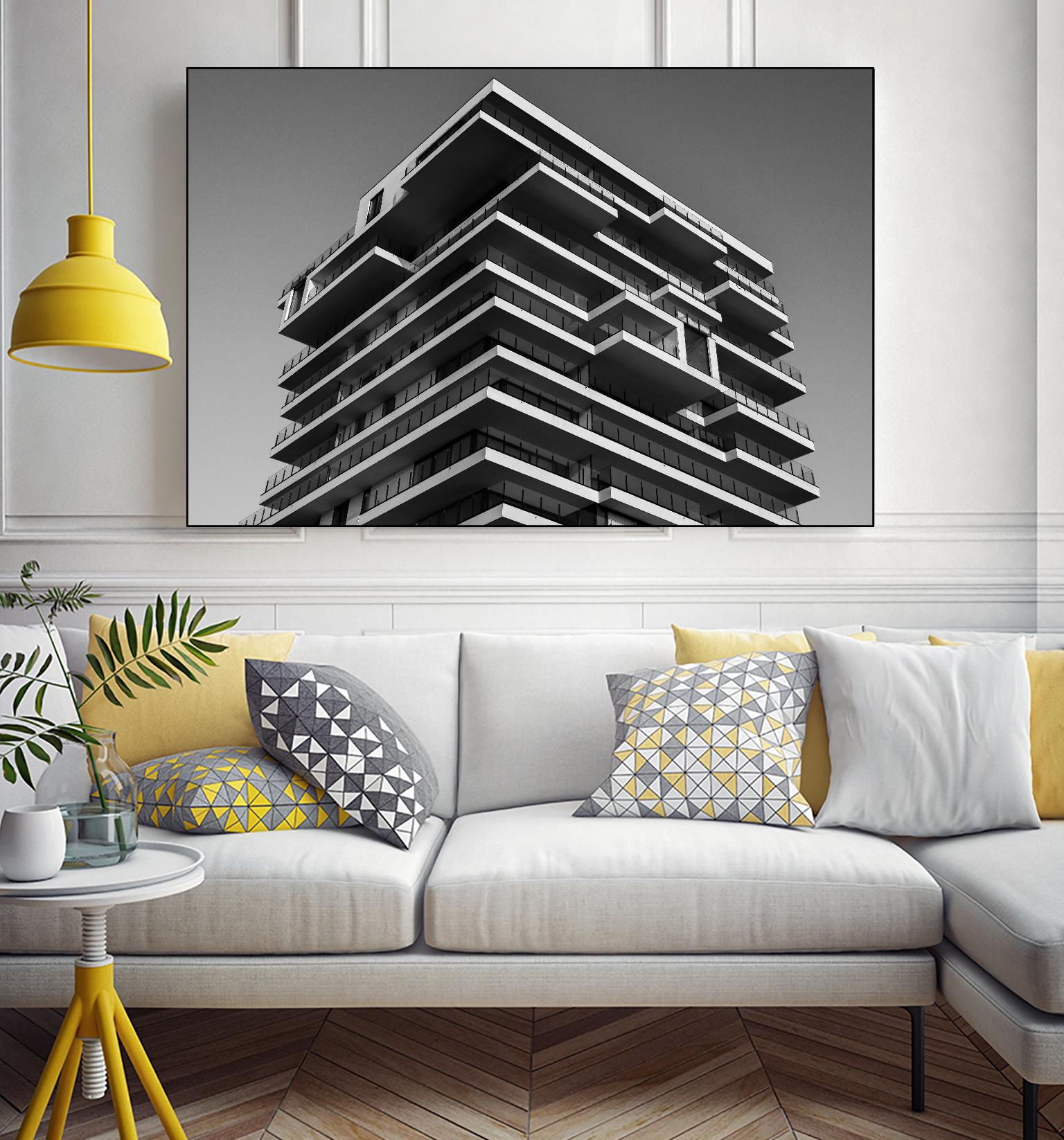 Architectural tower by Pexels on GIANT ART - white architectural