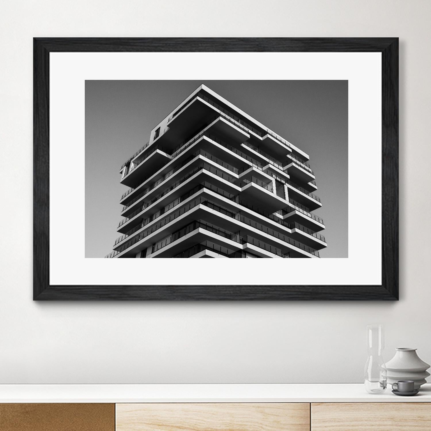 Architectural tower by Pexels on GIANT ART - white architectural