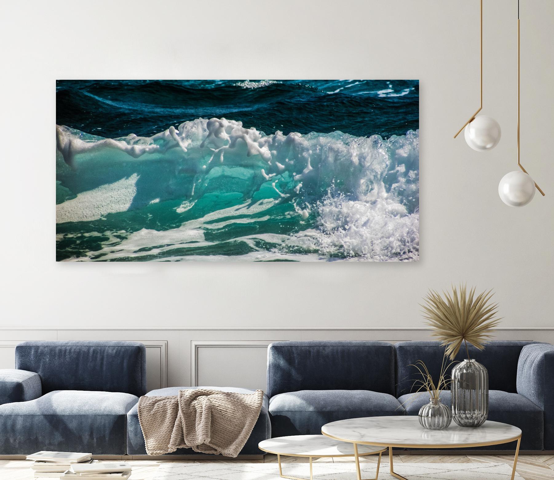 Broken waves by Pexels on GIANT ART - white sea scene