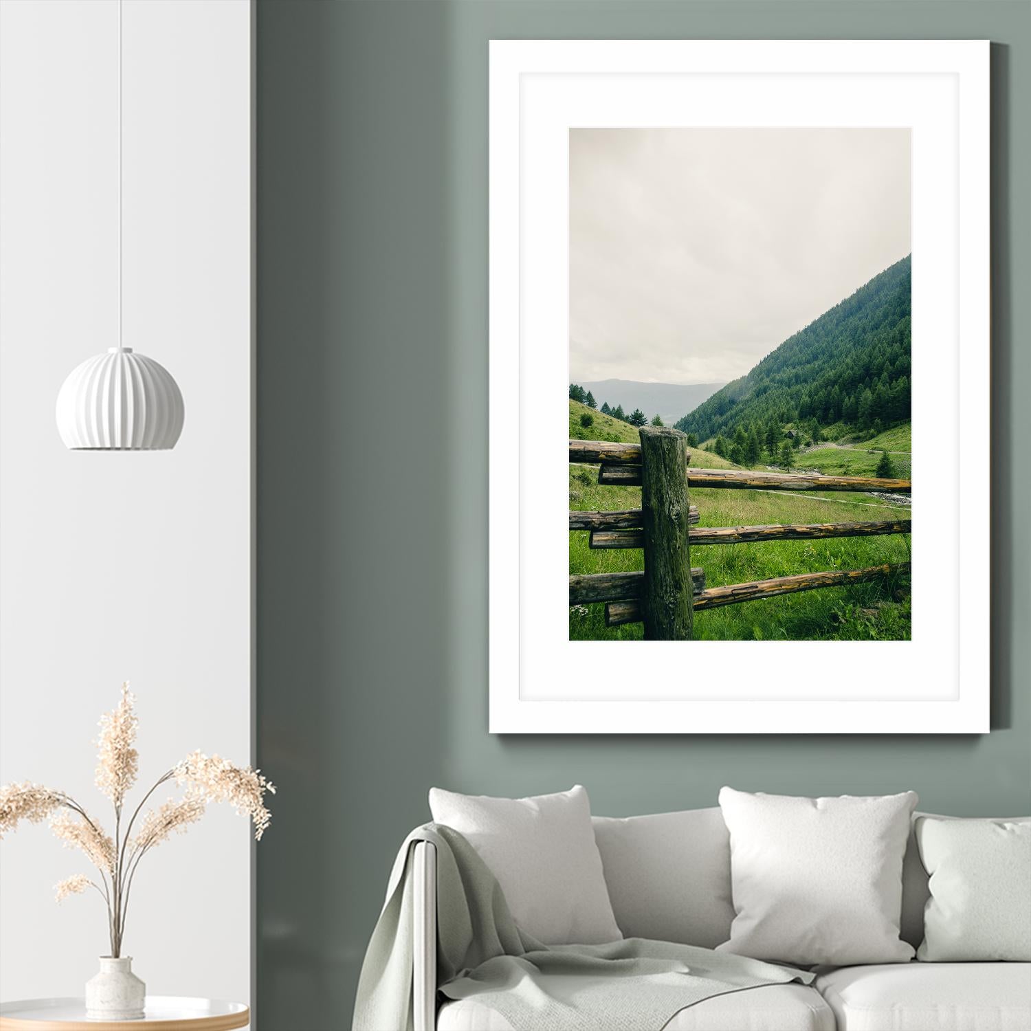 This view by Pexels on GIANT ART - white landscape