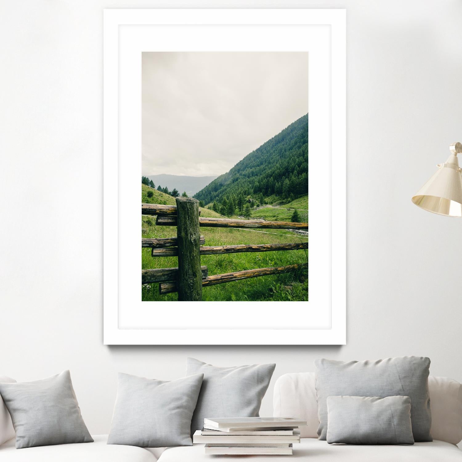 This view by Pexels on GIANT ART - white landscape