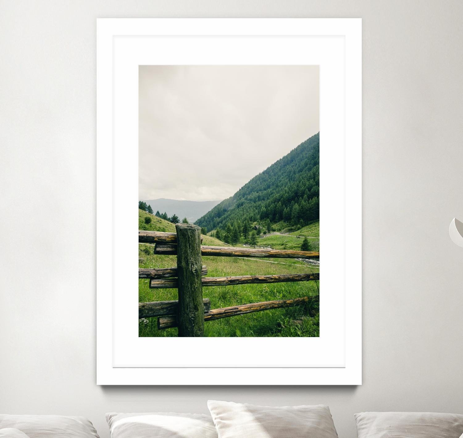 This view by Pexels on GIANT ART - white landscape