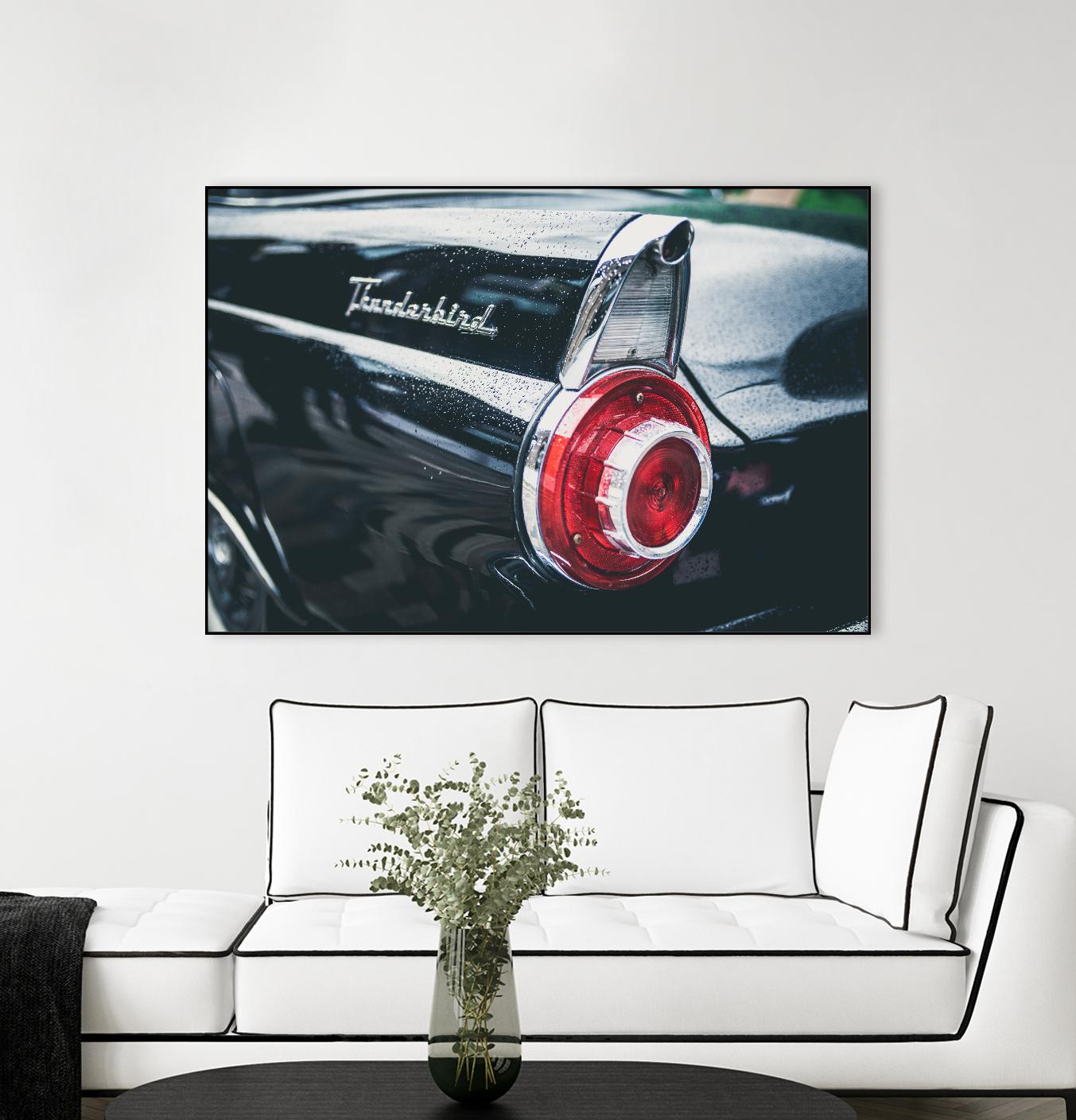 Thunderbird by Pexels on GIANT ART - red vehicle