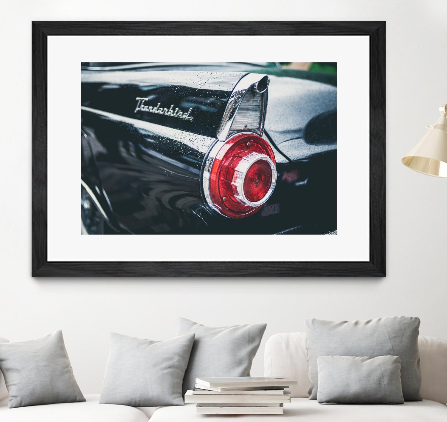 Thunderbird by Pexels on GIANT ART - red vehicle