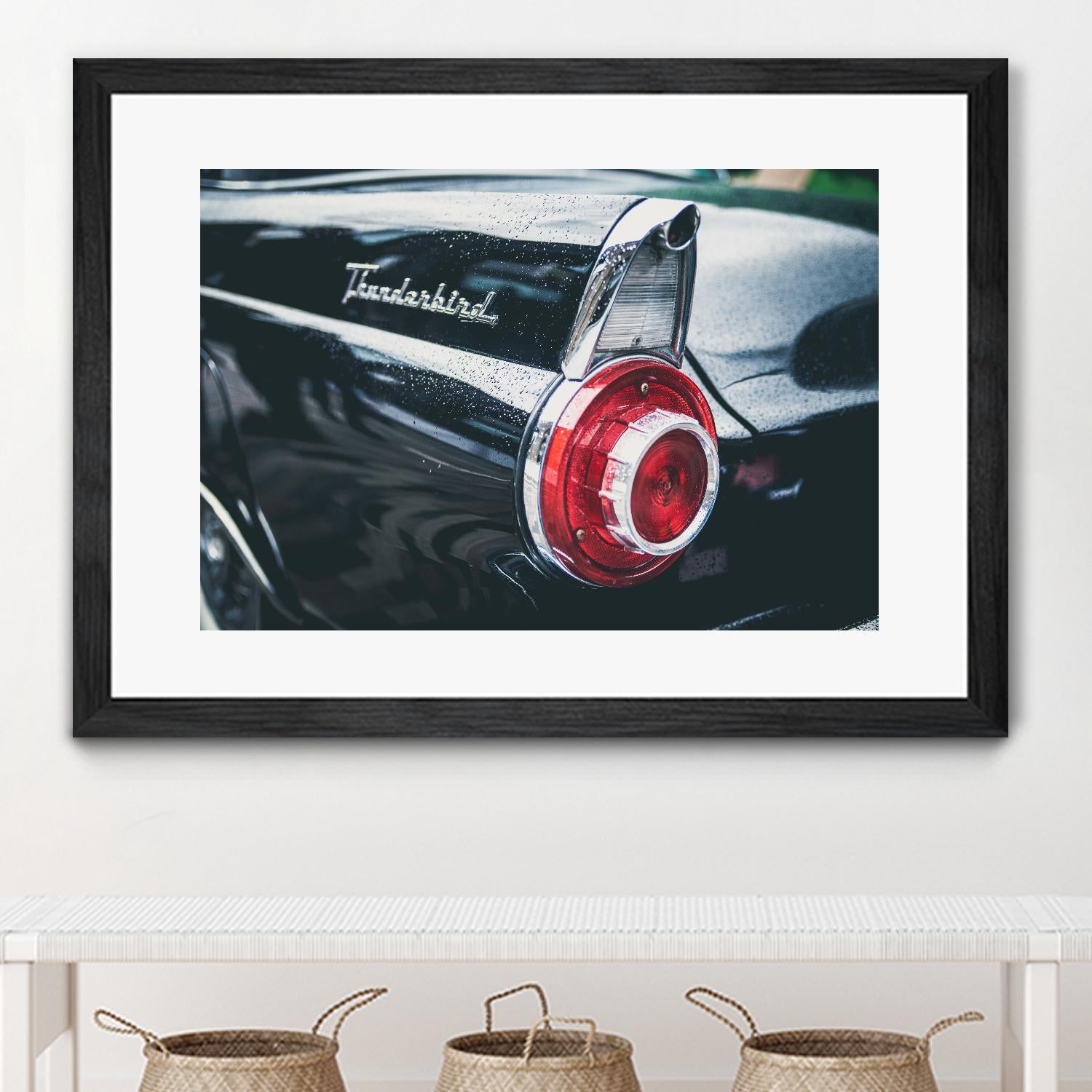 Thunderbird by Pexels on GIANT ART - red vehicle