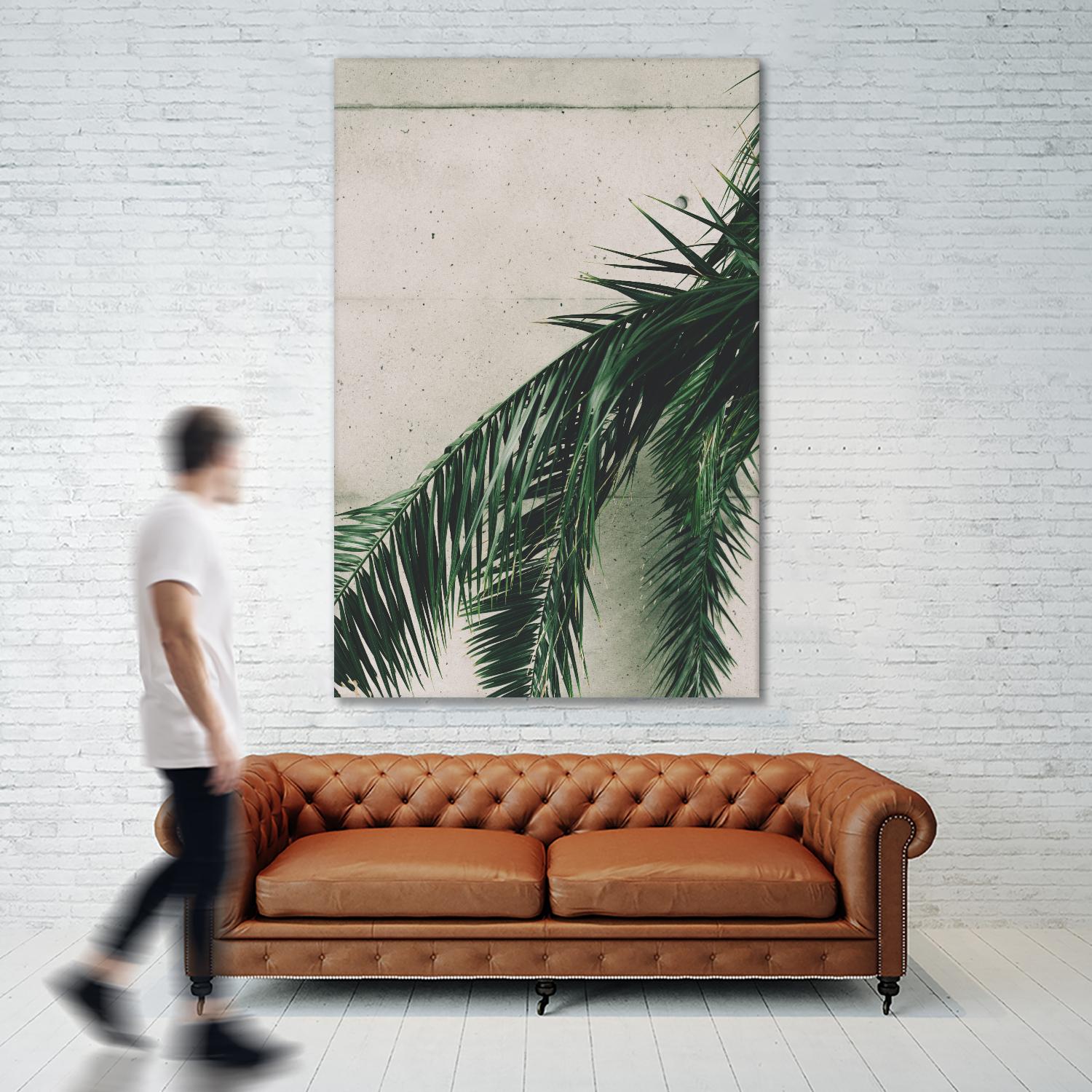 Tropical leaves by Pexels on GIANT ART - beige tropical