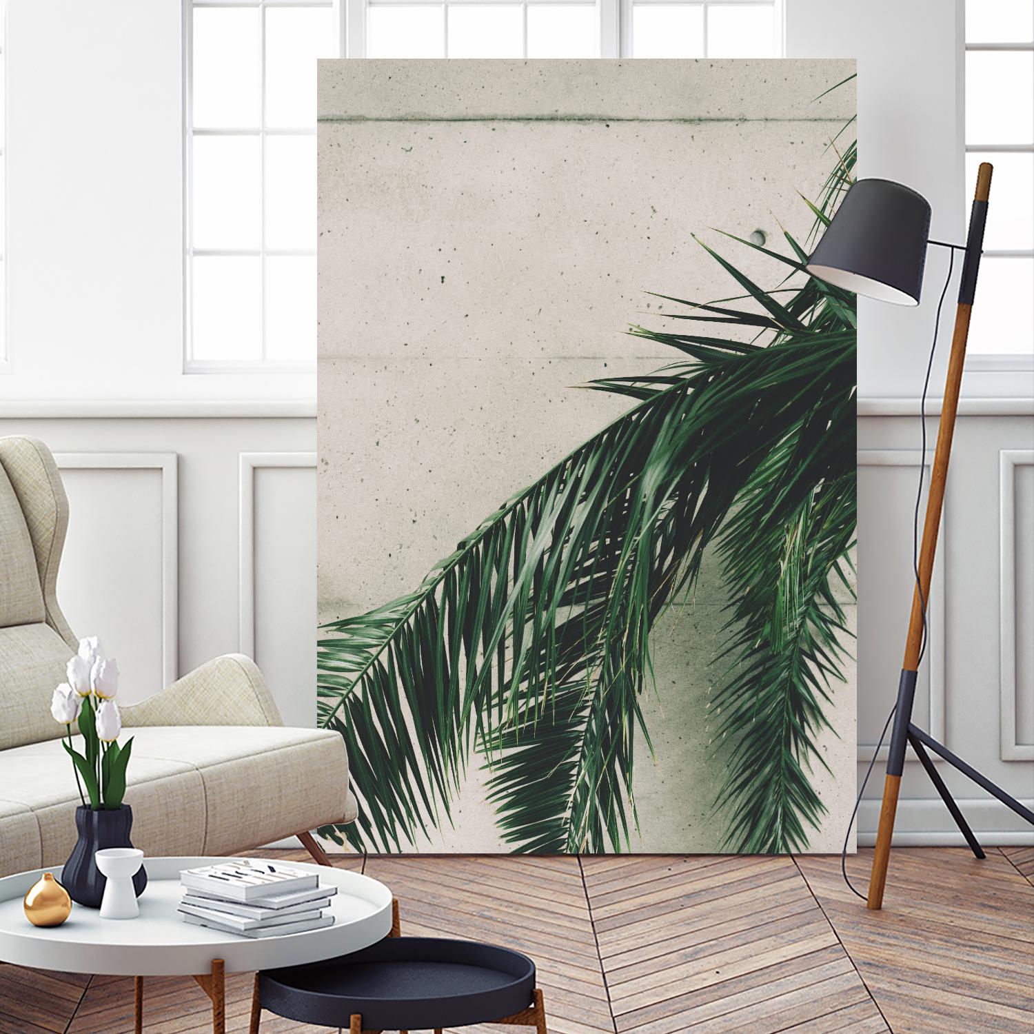 Tropical leaves by Pexels on GIANT ART - beige tropical