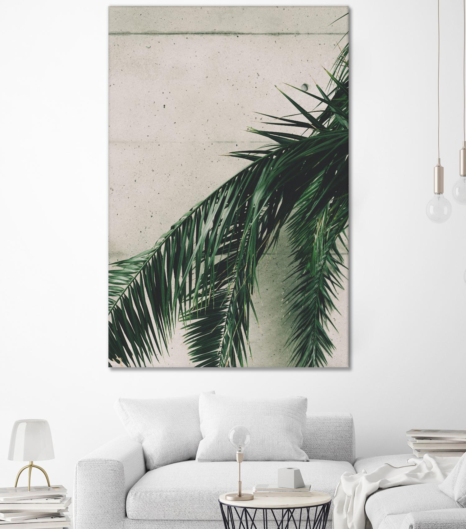 Tropical leaves by Pexels on GIANT ART - beige tropical