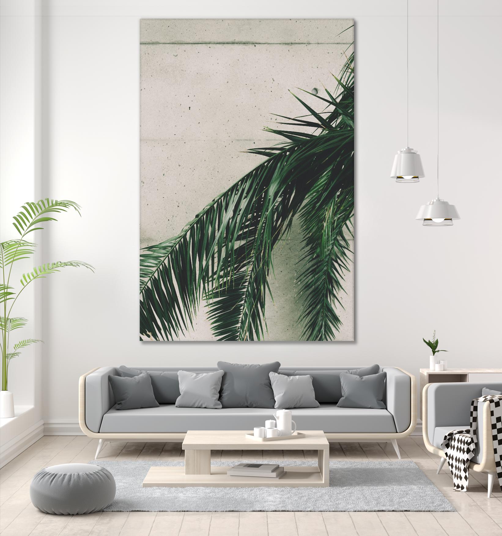 Tropical leaves by Pexels on GIANT ART - beige tropical