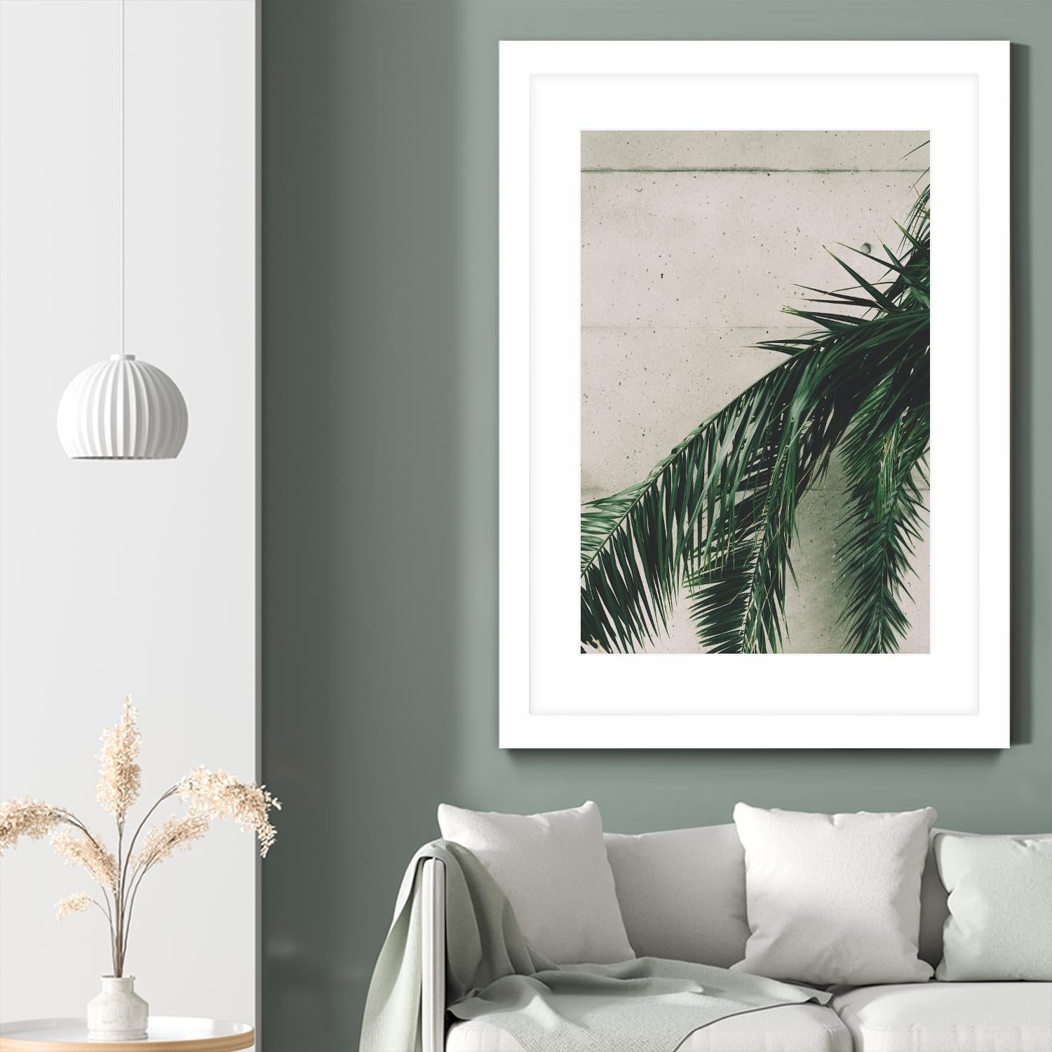 Tropical leaves by Pexels on GIANT ART - beige tropical