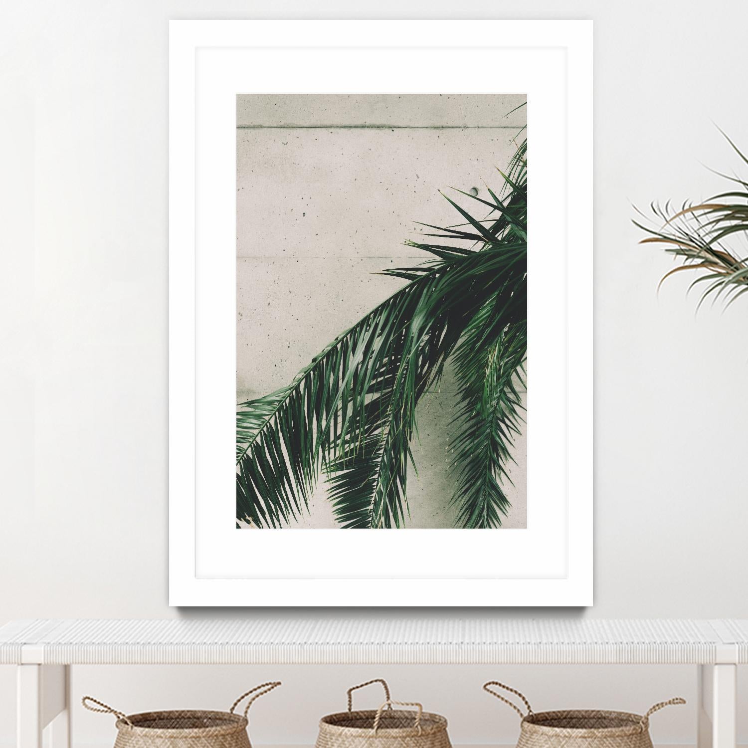 Tropical leaves by Pexels on GIANT ART - beige tropical
