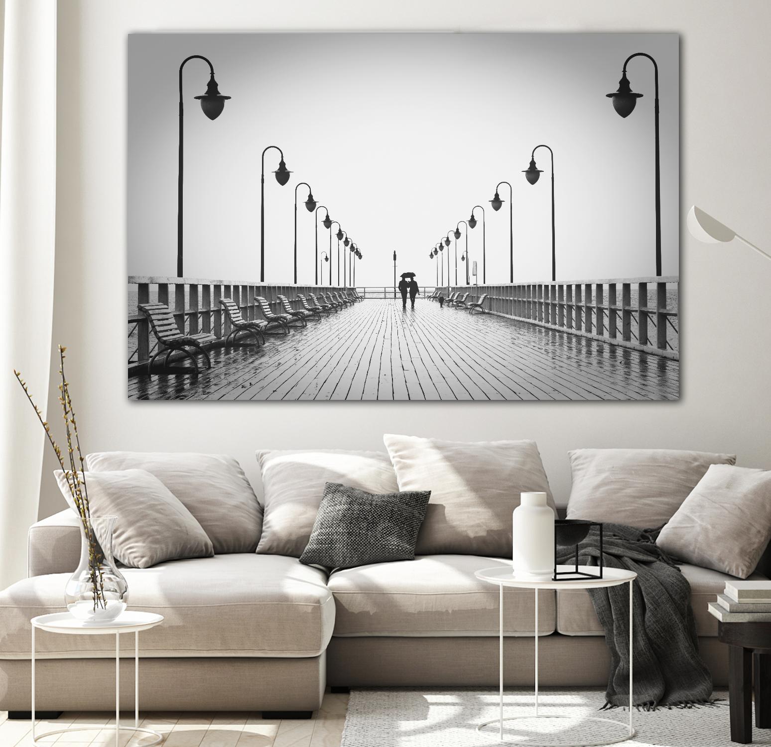 On the pier by Pexels on GIANT ART - white everyday life