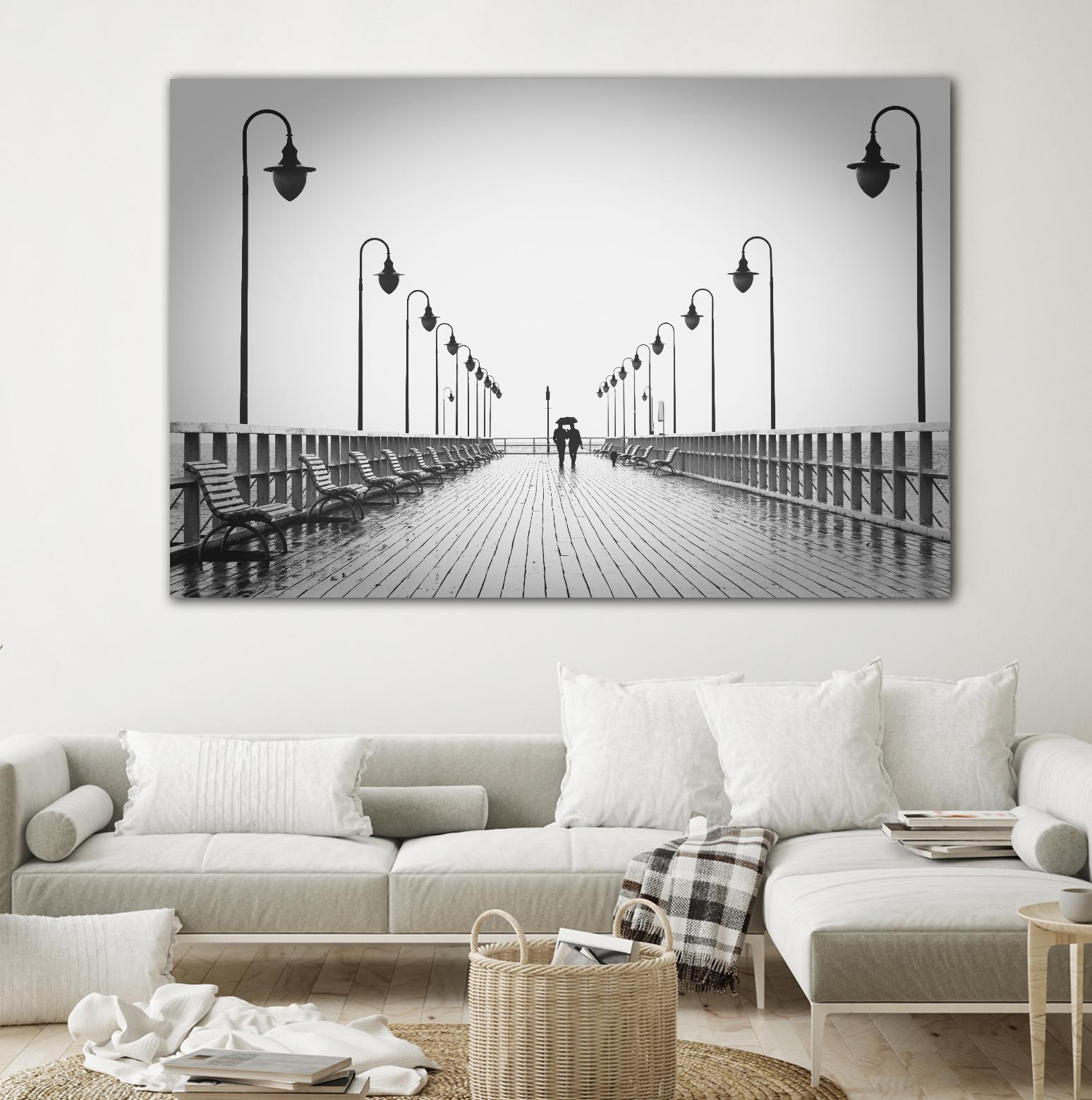 On the pier by Pexels on GIANT ART - white everyday life