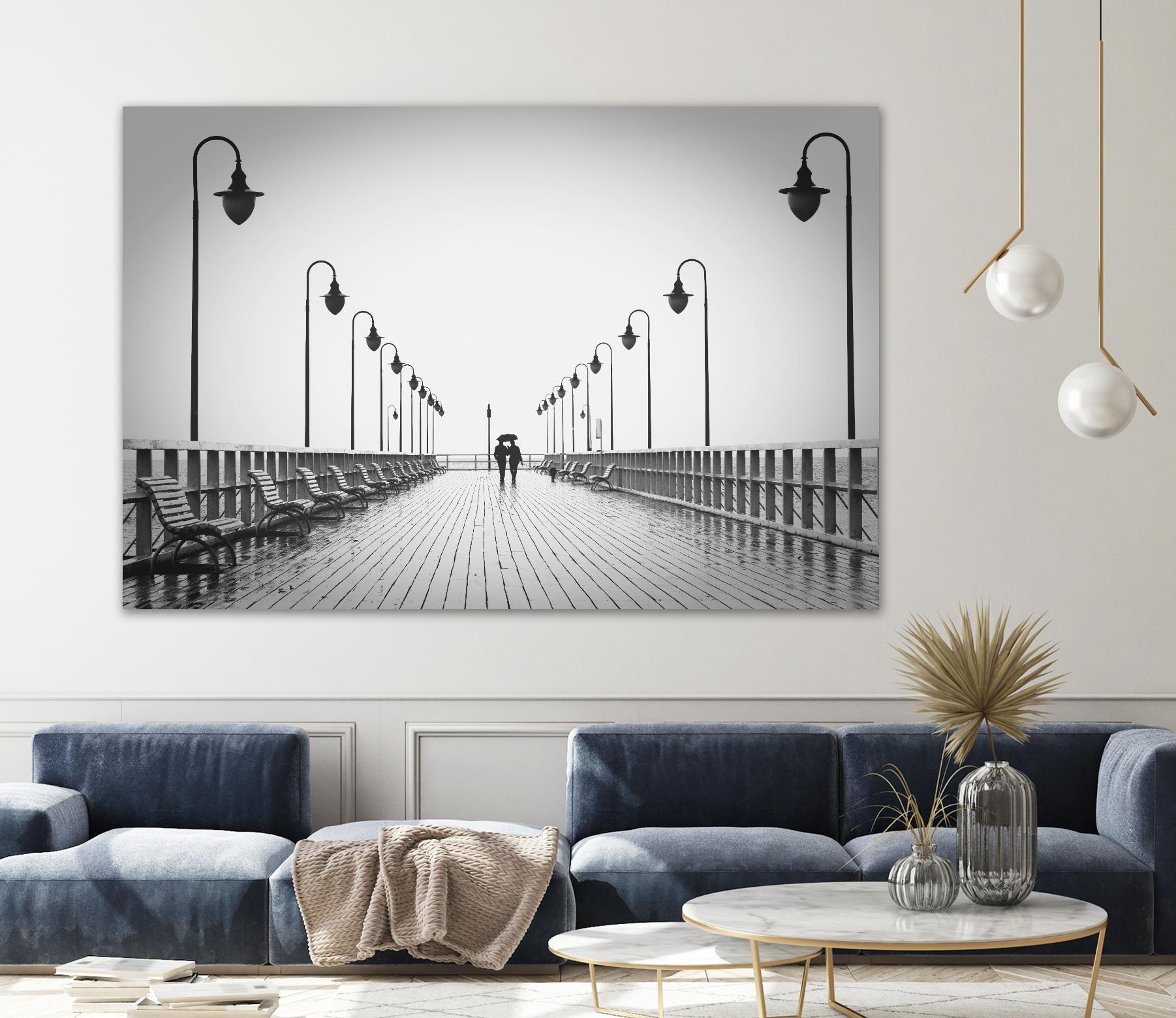 On the pier by Pexels on GIANT ART - white everyday life