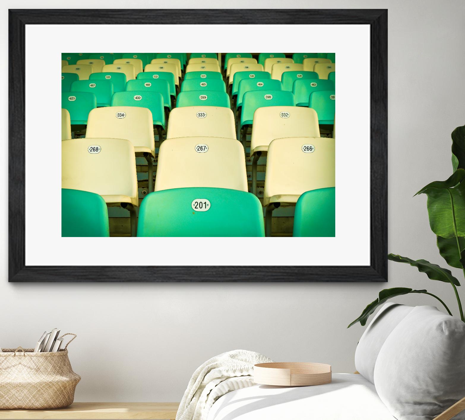 Stadium by Pexels on GIANT ART - yellow leisure