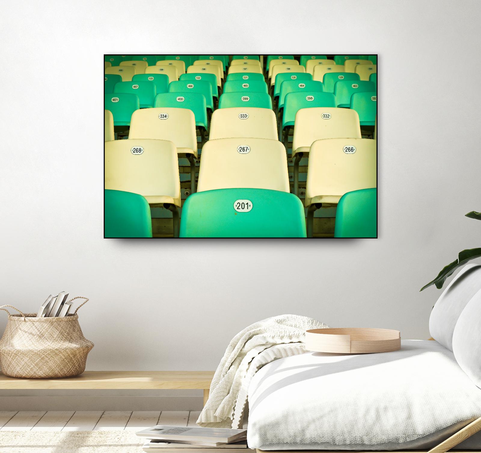 Stadium by Pexels on GIANT ART - yellow leisure