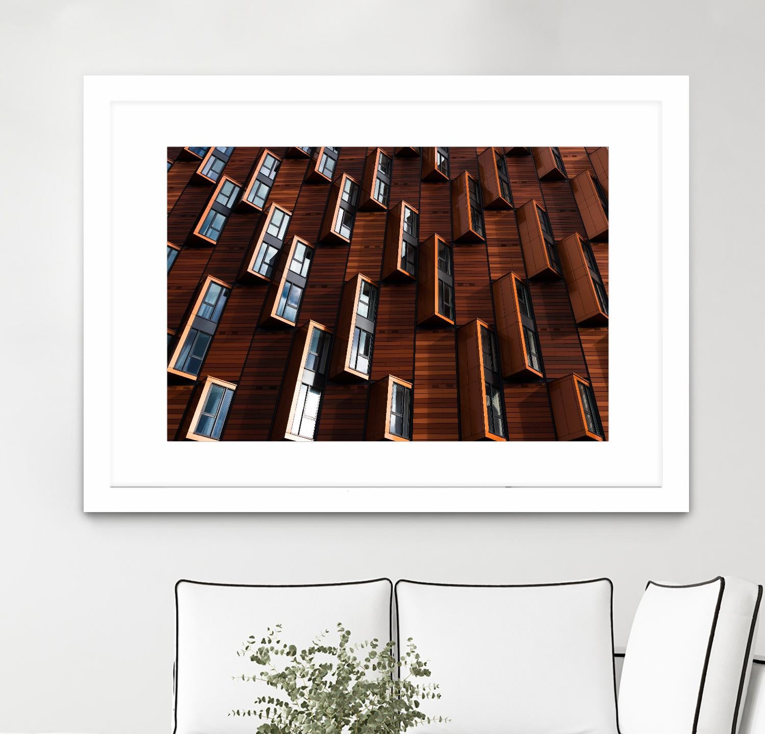 Windows III by Pexels on GIANT ART - black architectural