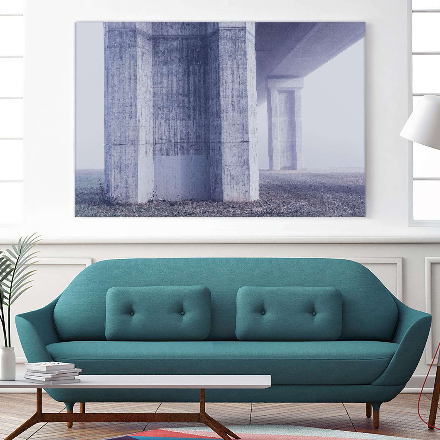 Under the highway by Pexels on GIANT ART - grey architectural