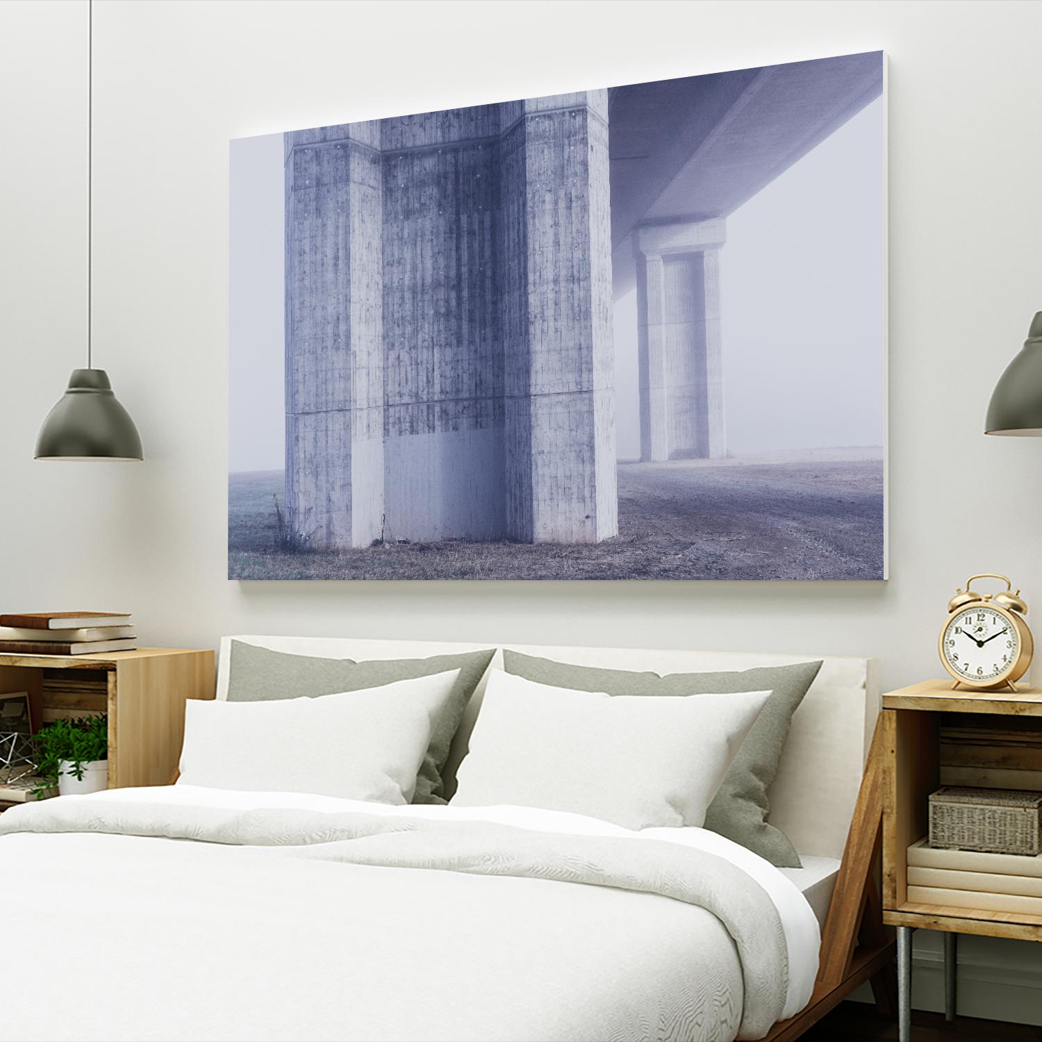 Under the highway by Pexels on GIANT ART - grey architectural