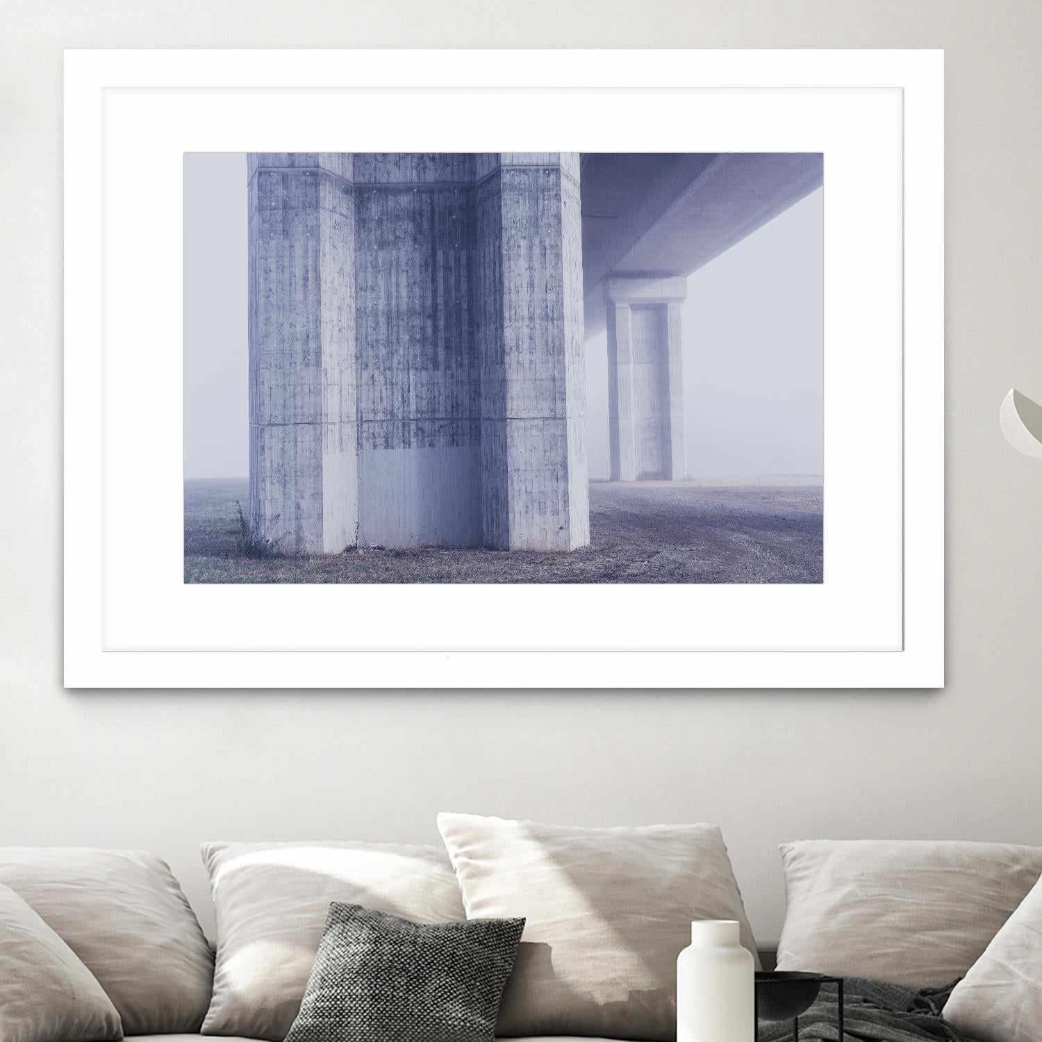 Under the highway by Pexels on GIANT ART - grey architectural