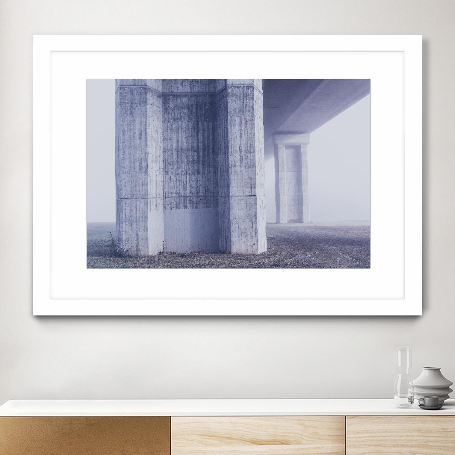 Under the highway by Pexels on GIANT ART - grey architectural