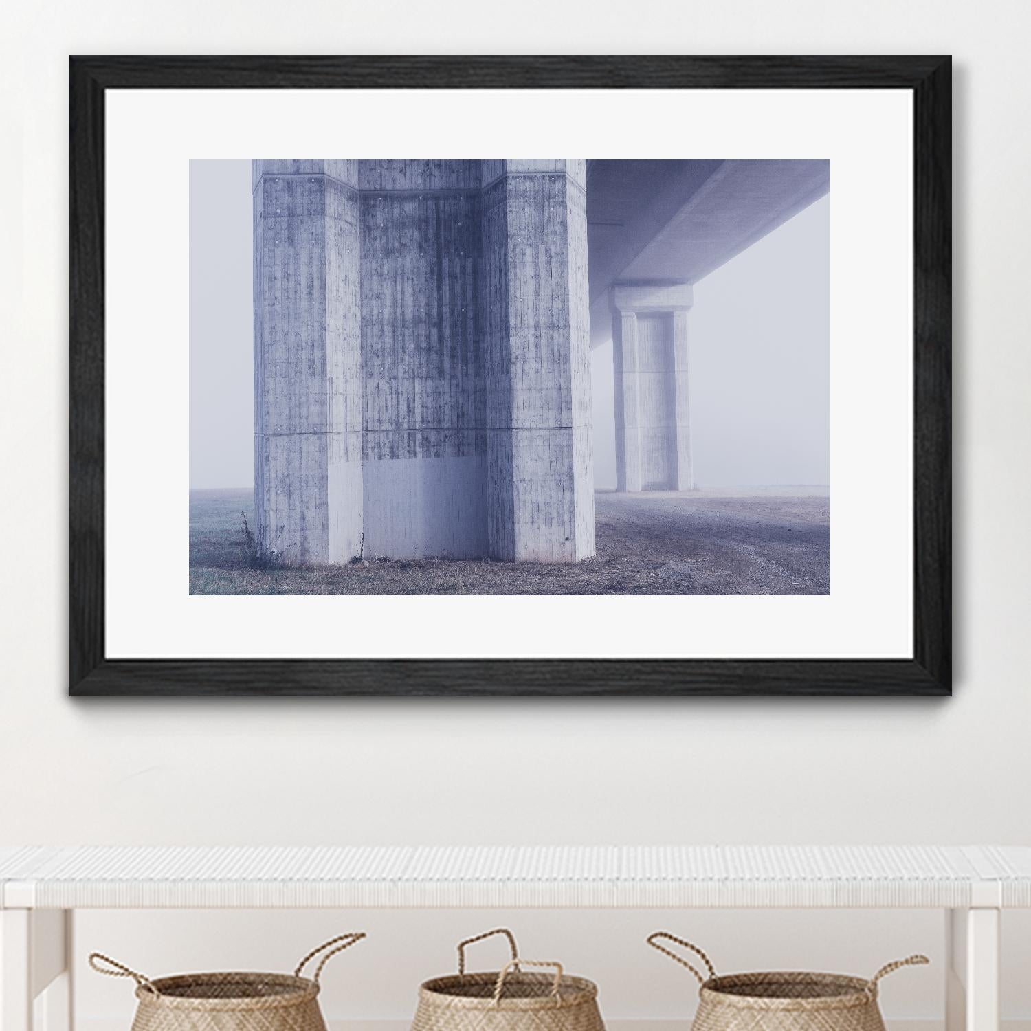 Under the highway by Pexels on GIANT ART - grey architectural