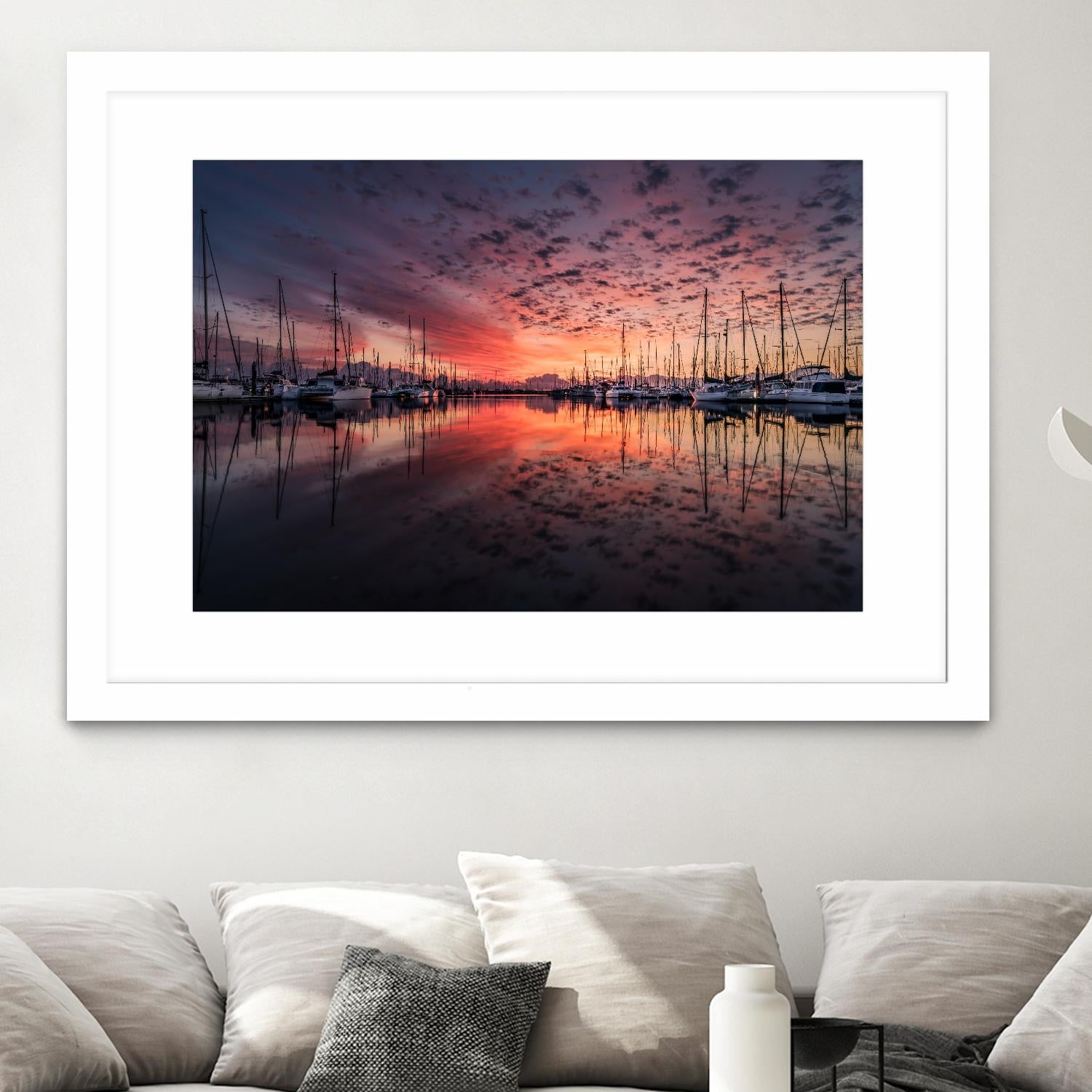 Mooring by Pexels on GIANT ART - purple nautical