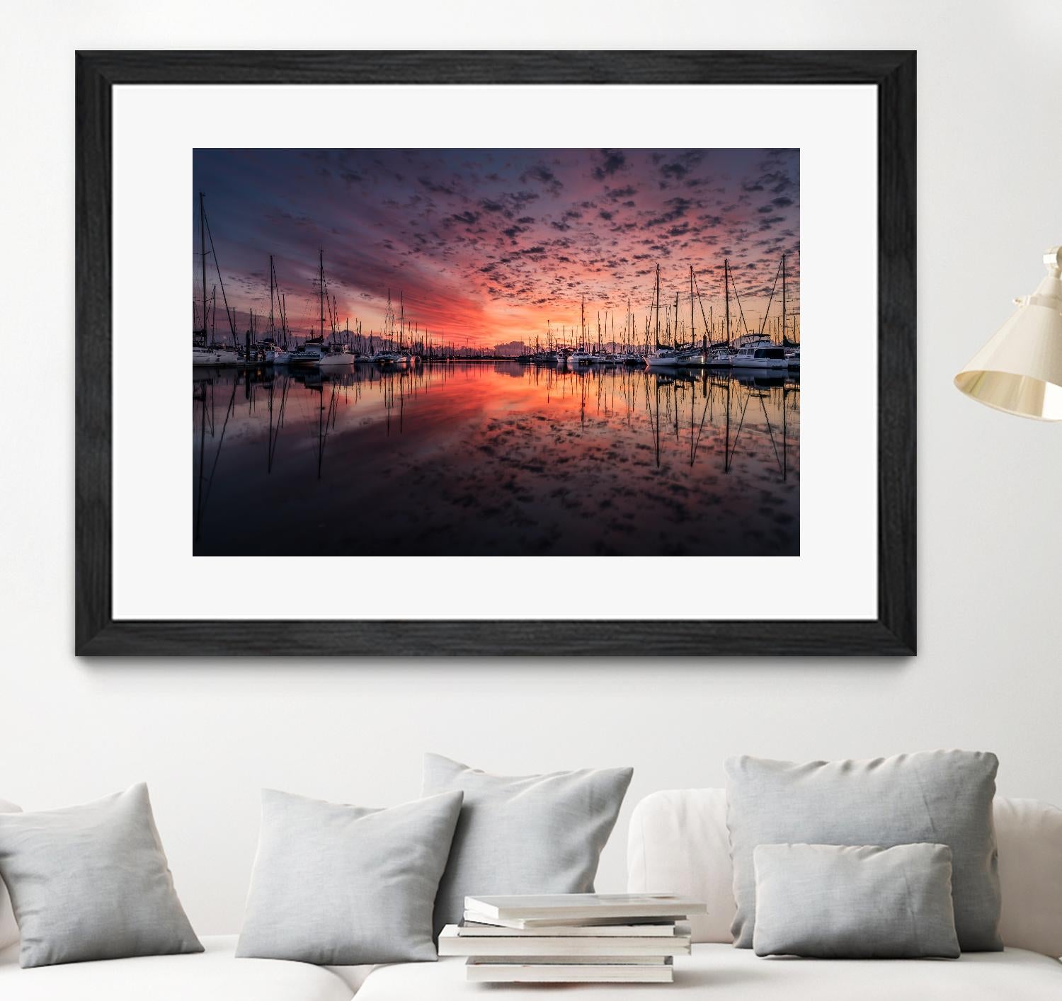 Mooring by Pexels on GIANT ART - purple nautical