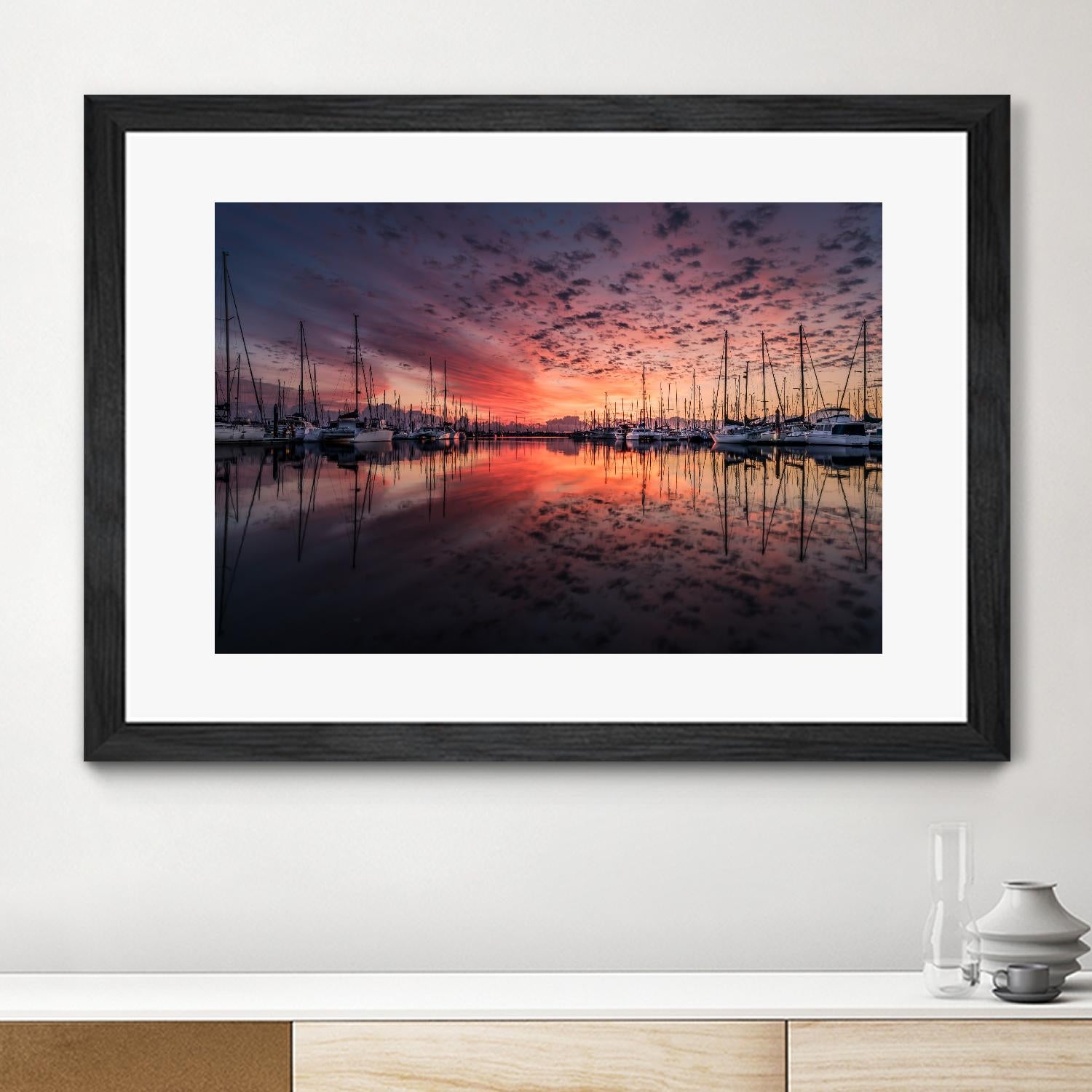 Mooring by Pexels on GIANT ART - purple nautical