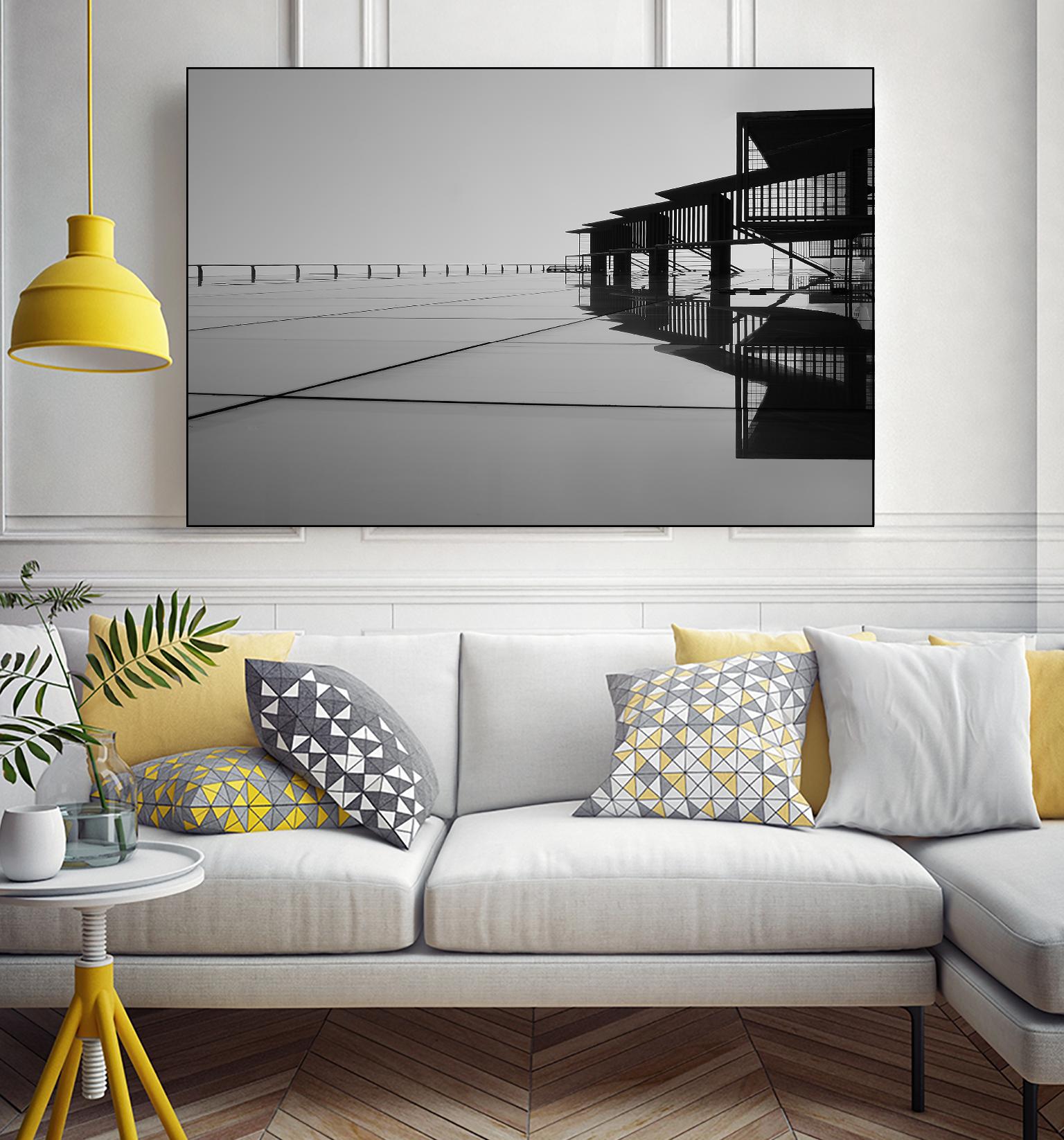 On the deck by Pexels on GIANT ART - white architectural