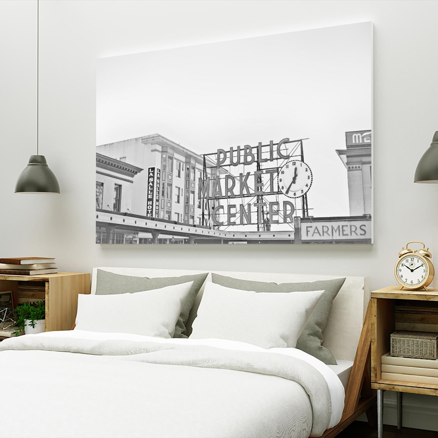 Public Market Center by Pexels on GIANT ART - white architectural