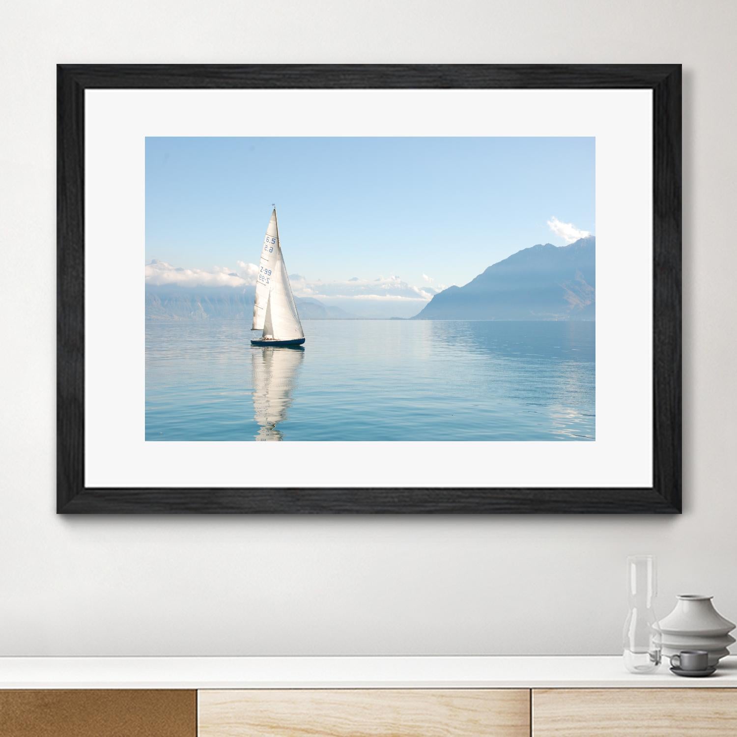 Sailing Ship by Pexels on GIANT ART - white nautical