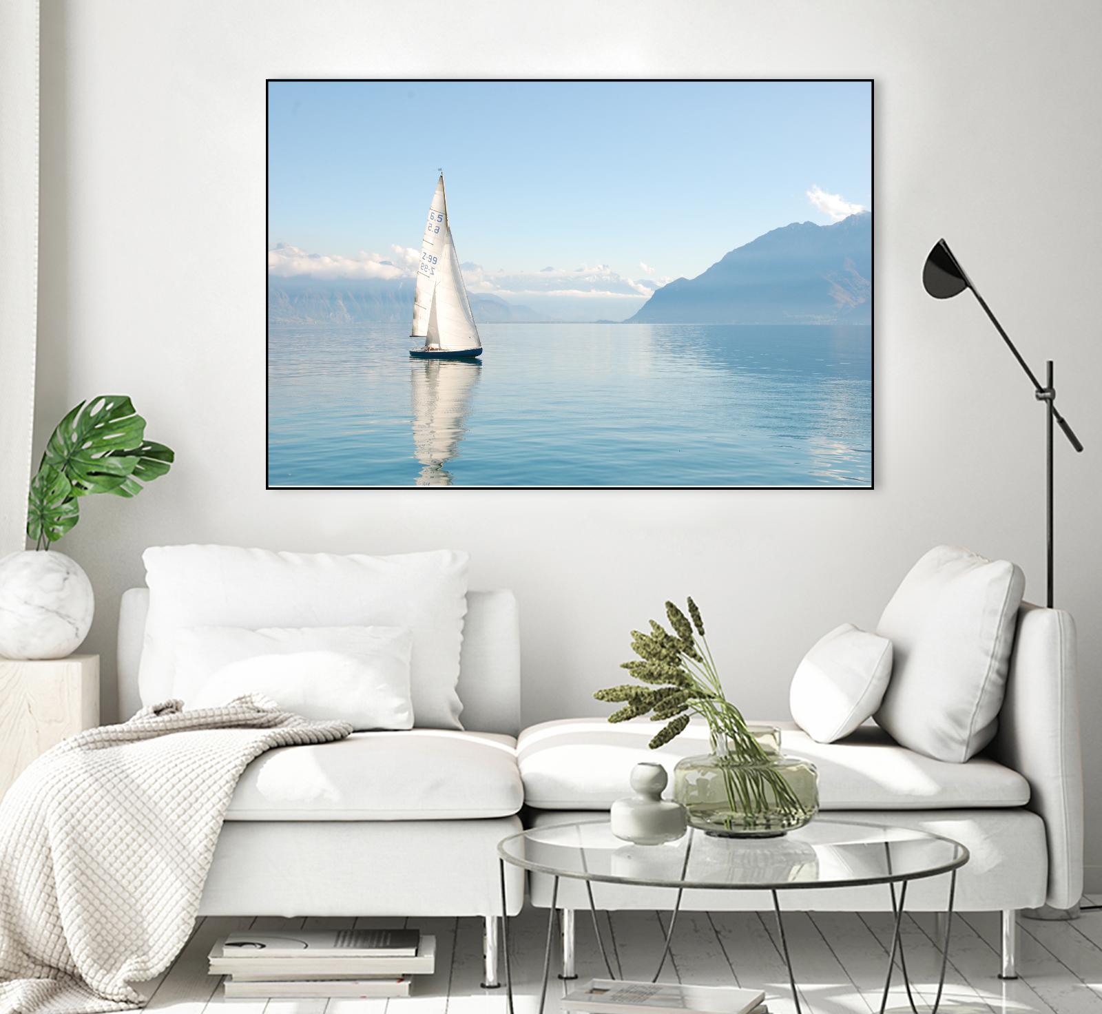 Sailing Ship by Pexels on GIANT ART - white nautical