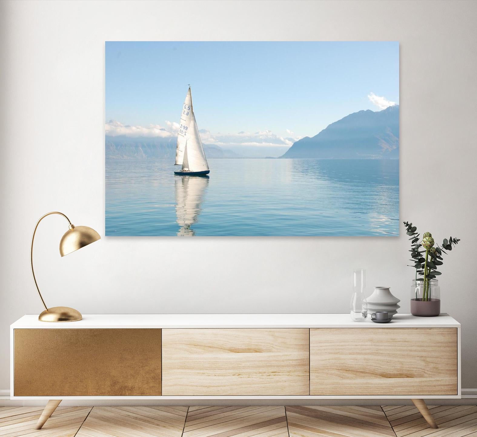 Sailing Ship by Pexels on GIANT ART - white nautical