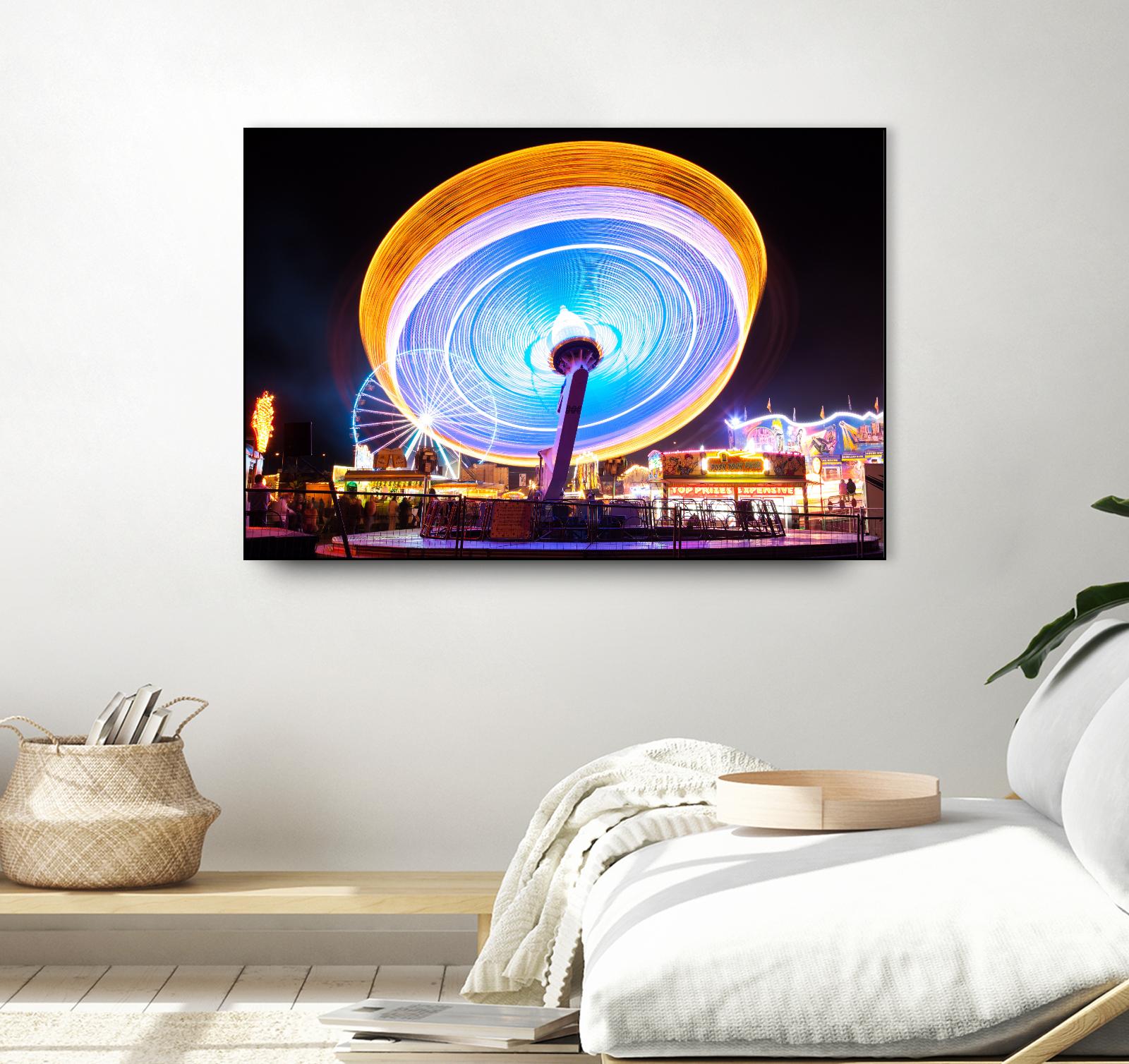 Spin it by Pexels on GIANT ART - blue leisure