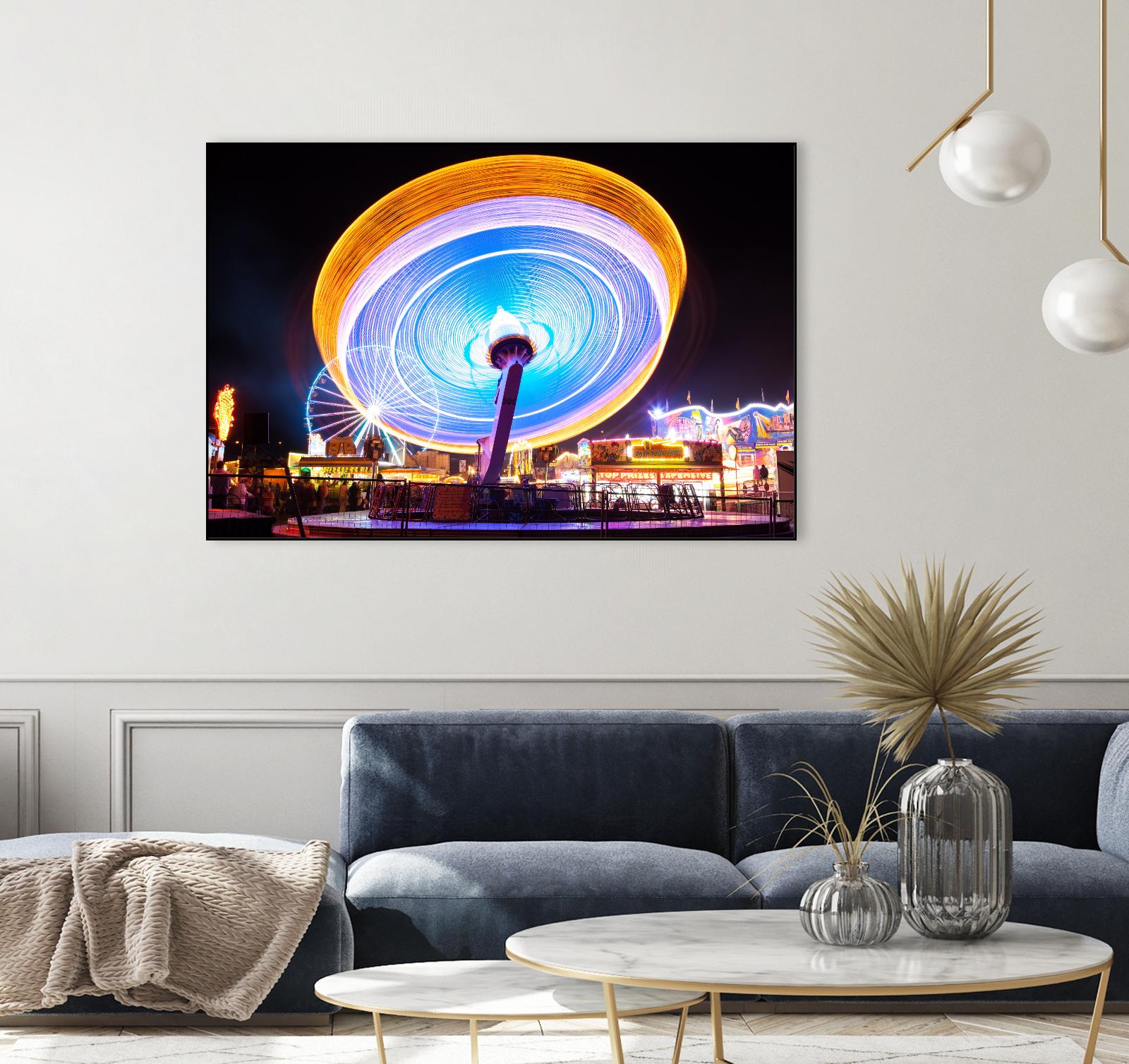 Spin it by Pexels on GIANT ART - blue leisure