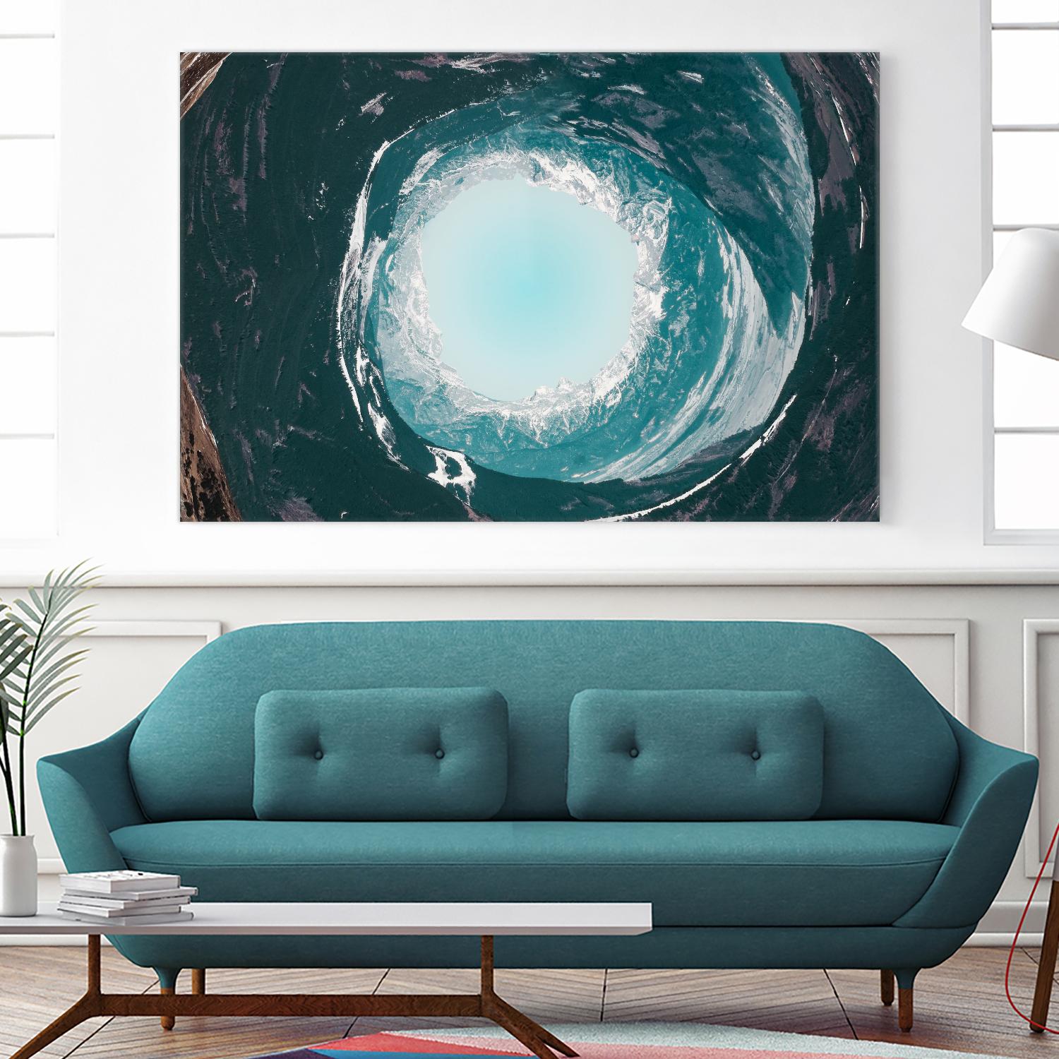 High tide illusion by Pexels on GIANT ART - white photo art