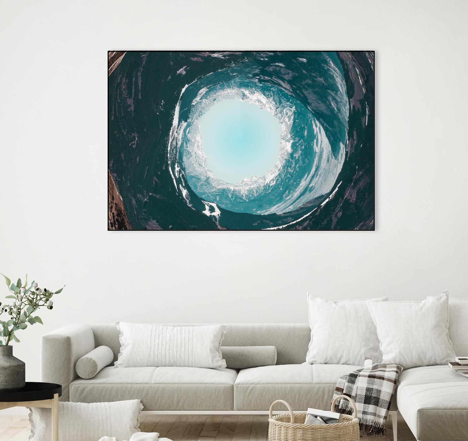 High tide illusion by Pexels on GIANT ART - white photo art