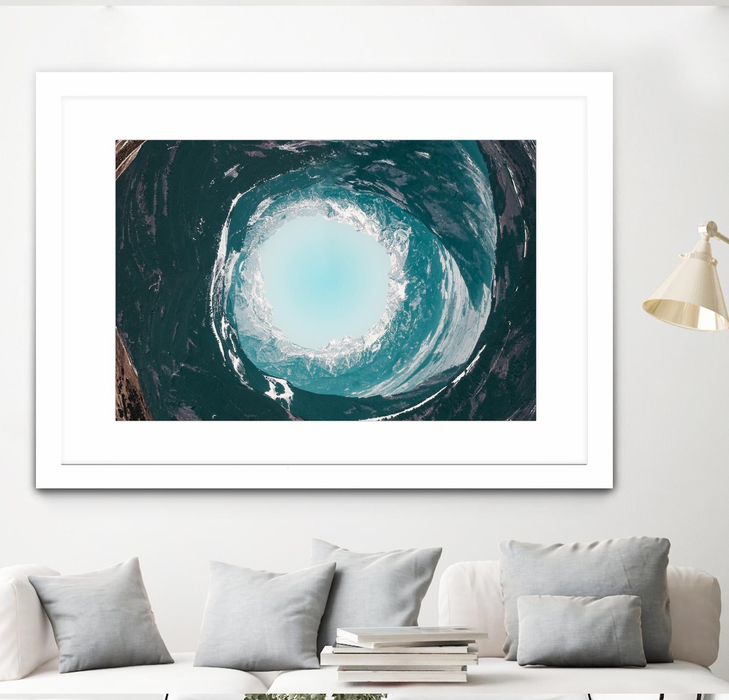 High tide illusion by Pexels on GIANT ART - white photo art