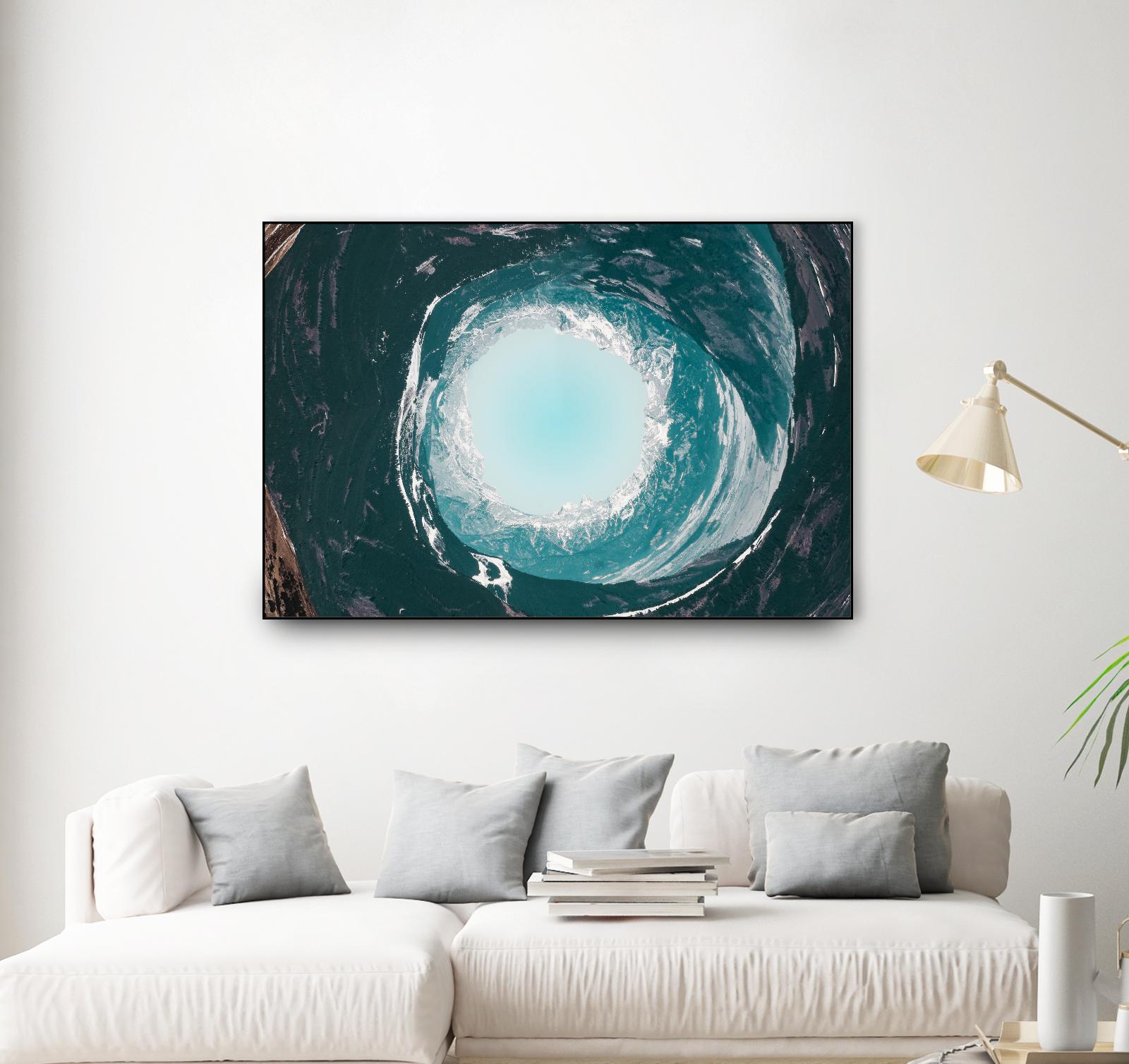 High tide illusion by Pexels on GIANT ART - white photo art