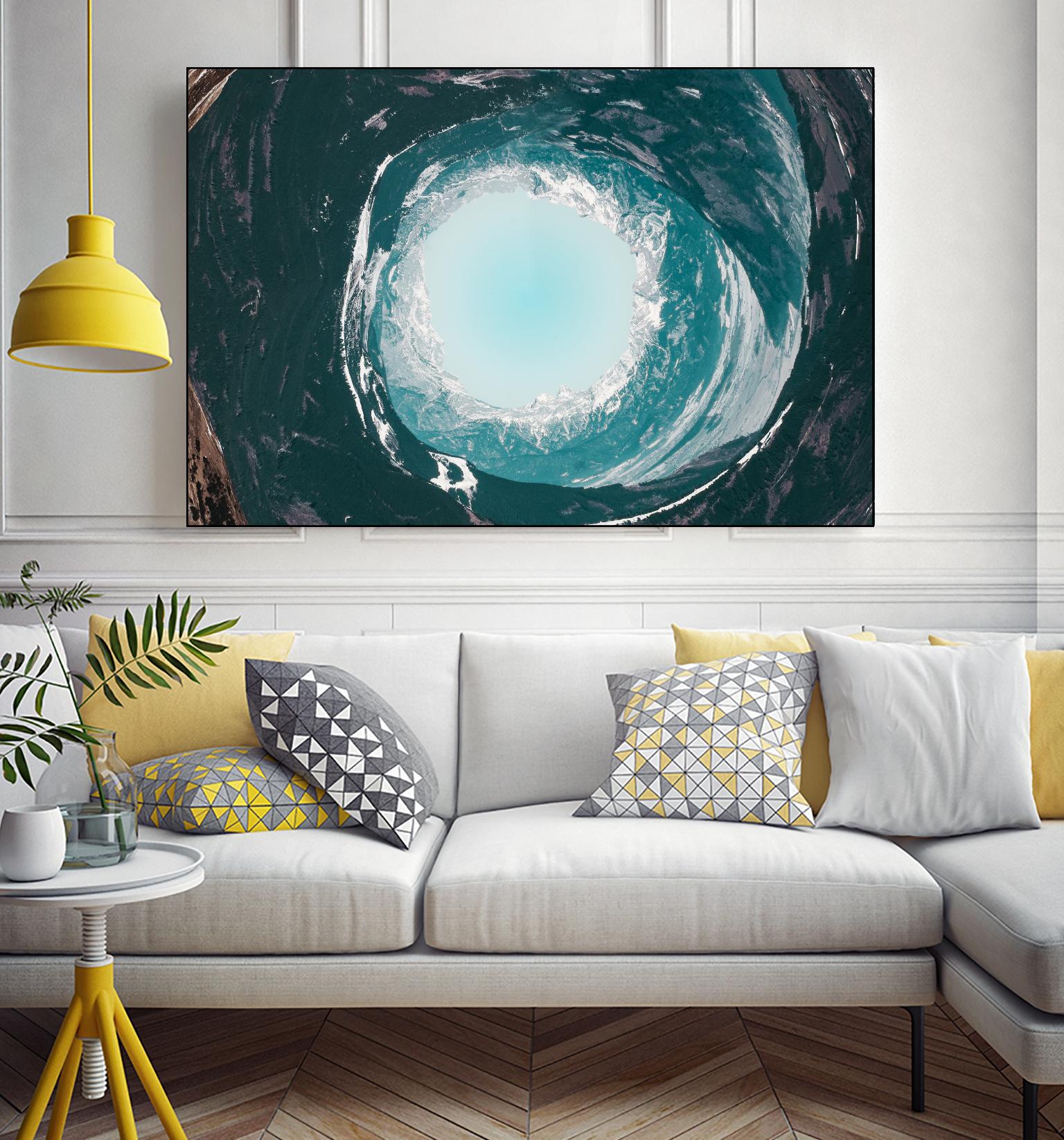 High tide illusion by Pexels on GIANT ART - white photo art