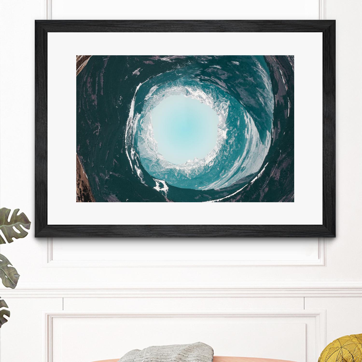 High tide illusion by Pexels on GIANT ART - white photo art