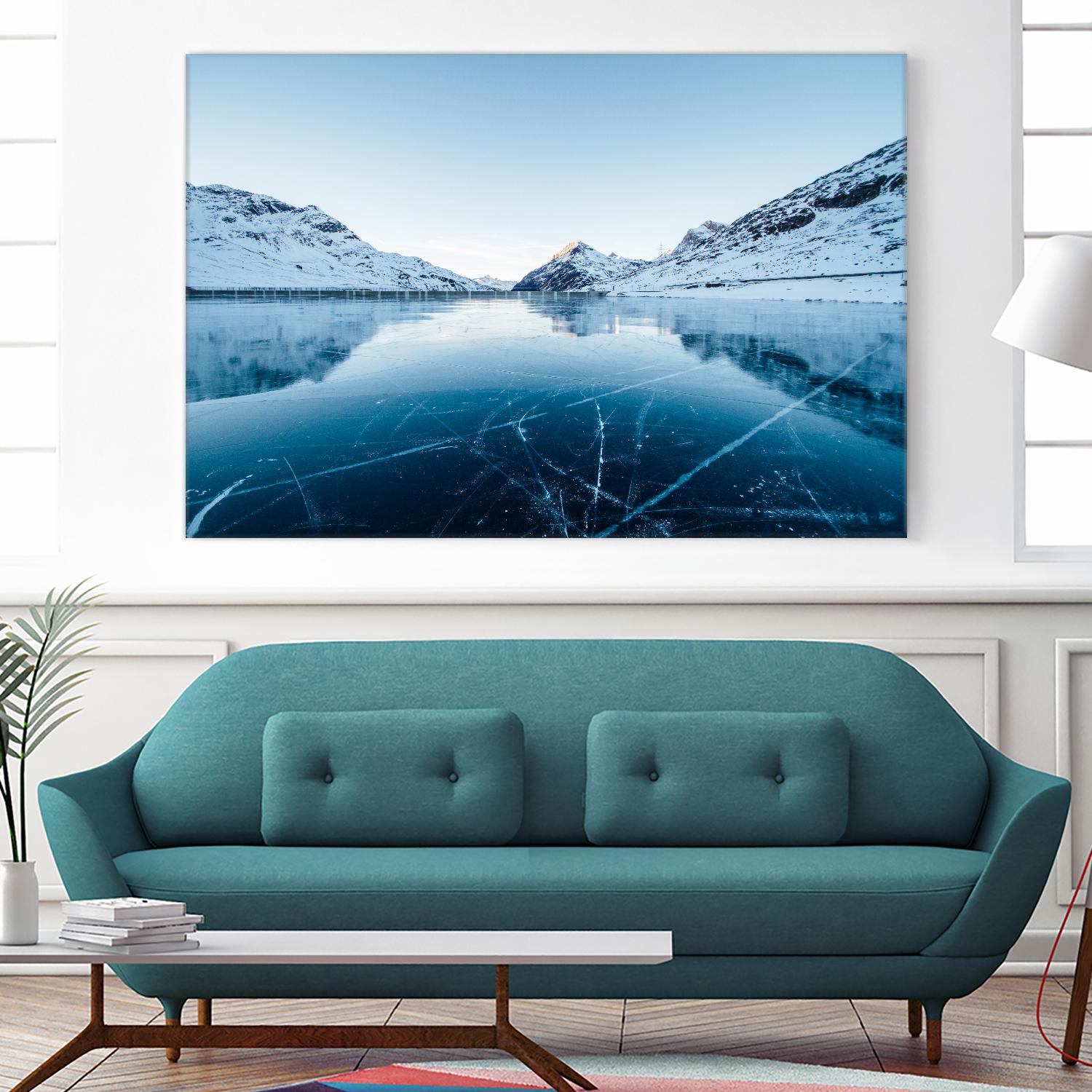 Thin Ice by Pexels on GIANT ART - white landscape